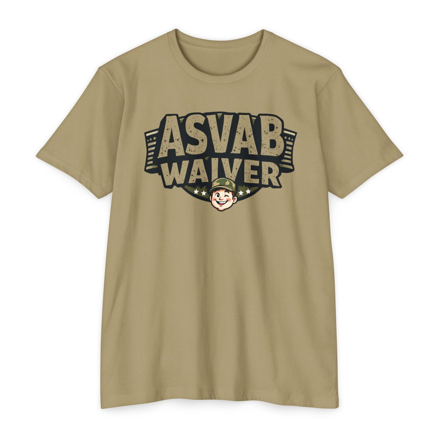 ASVAB Waiver Unisex CVC Jersey T-Shirt - Military Humor Tee