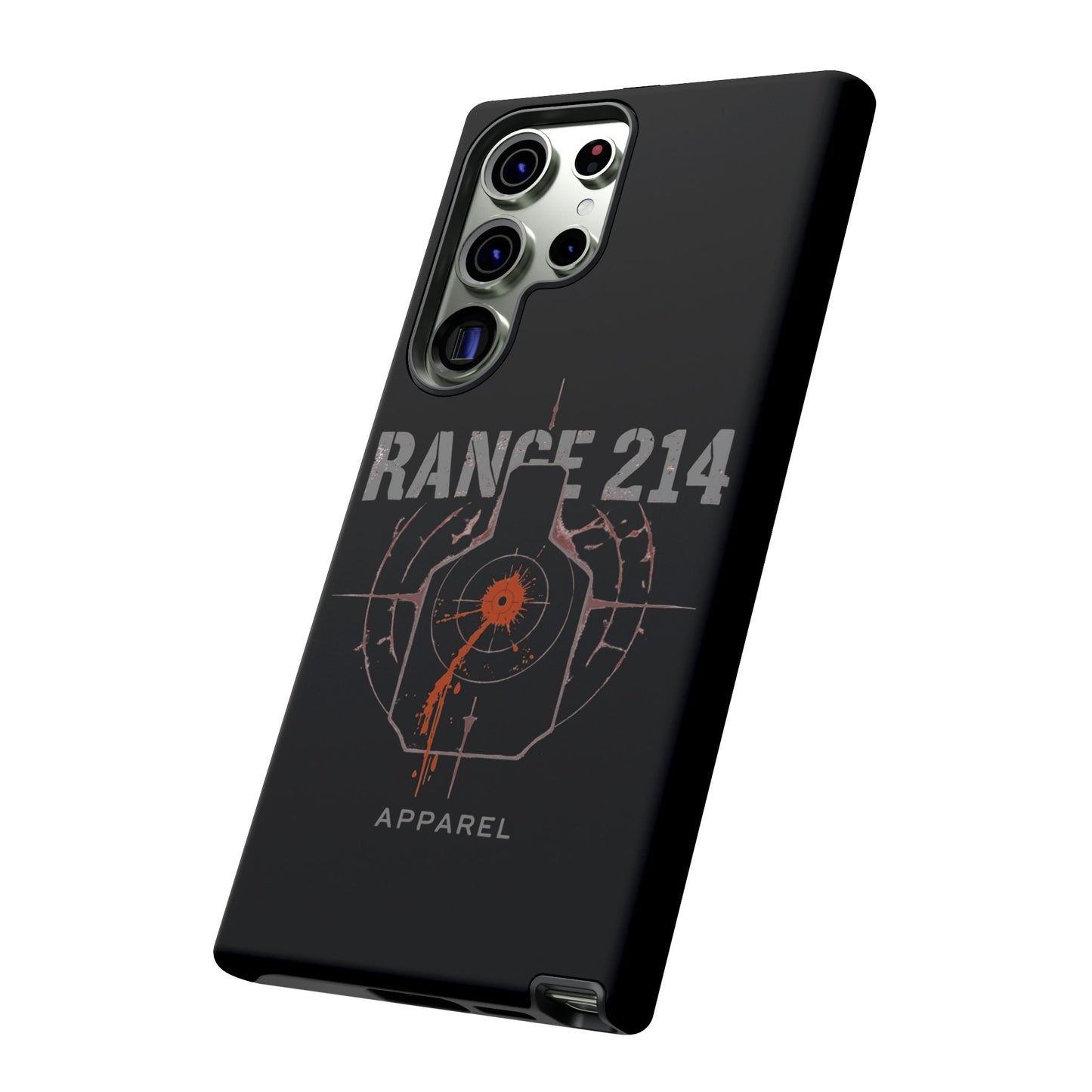 Range 214 Design Phone Case for Gun Enthusiasts