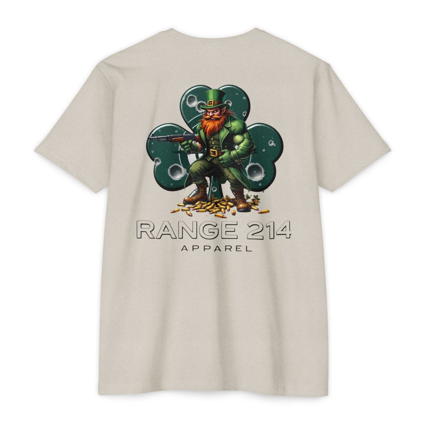 St. Patrick's Day Unisex T-Shirt - Range 214 Gunman Design