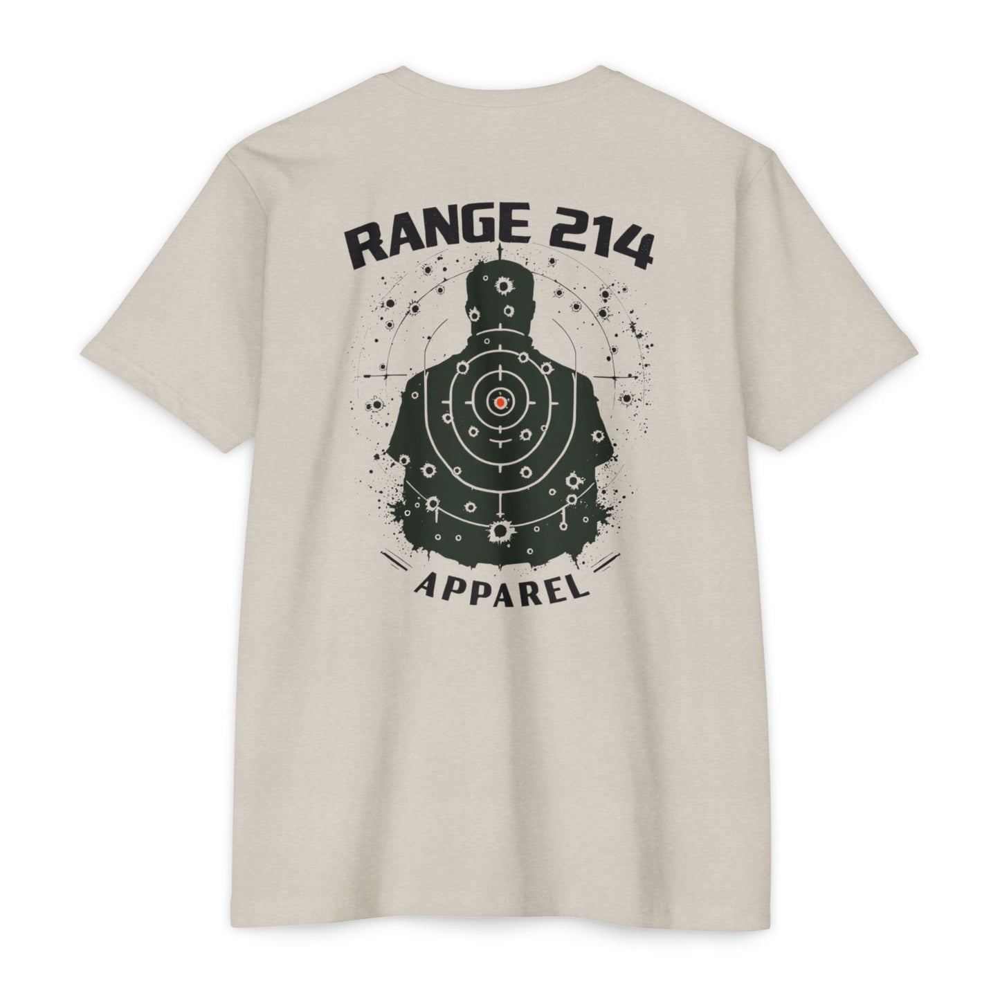 Range 214 Unisex CVC Jersey T-Shirt - Target Shooting 2 Apparel