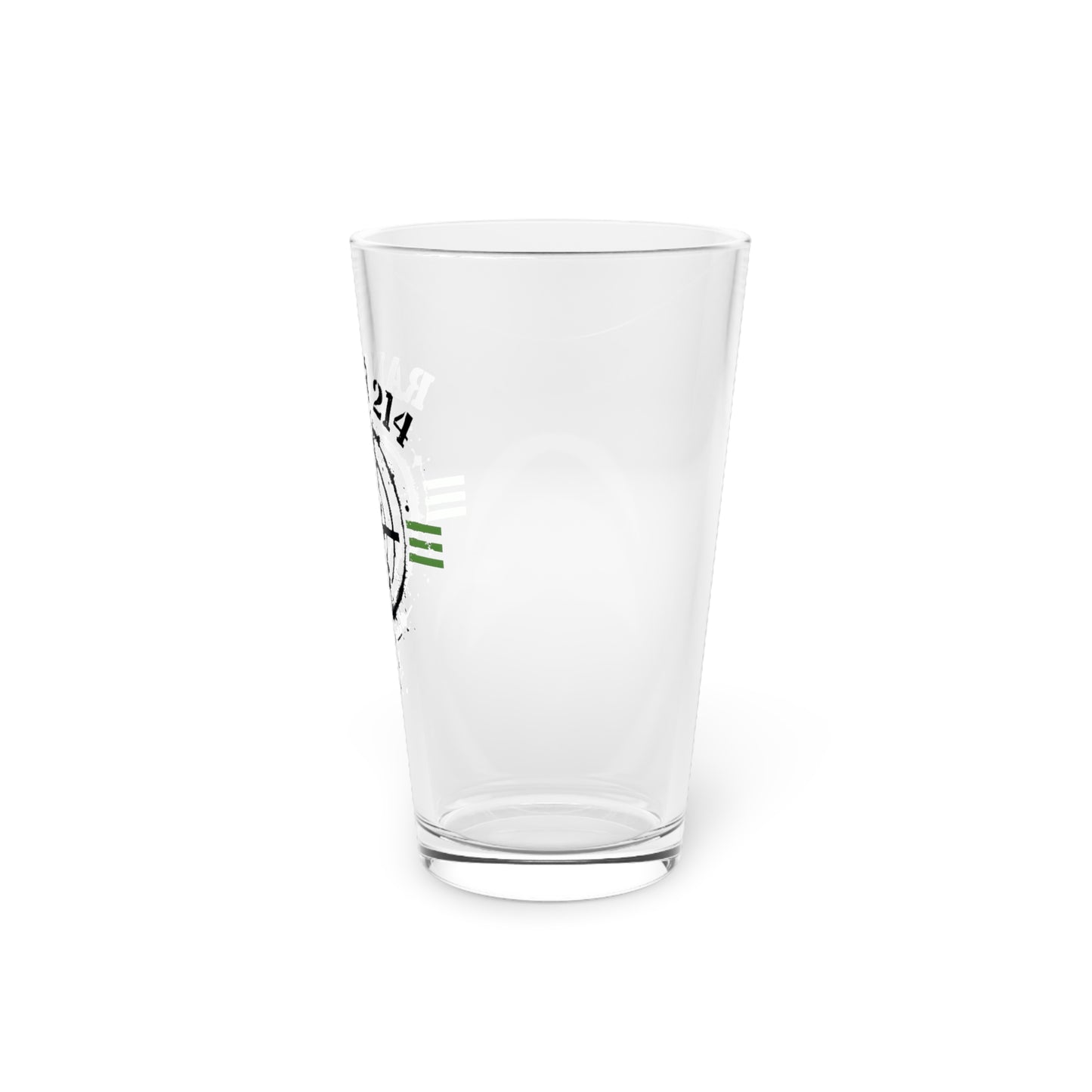 Target Practice Pint Glass - 16oz Range 214 Design - Perfect Gift for Shooting Enthusiasts