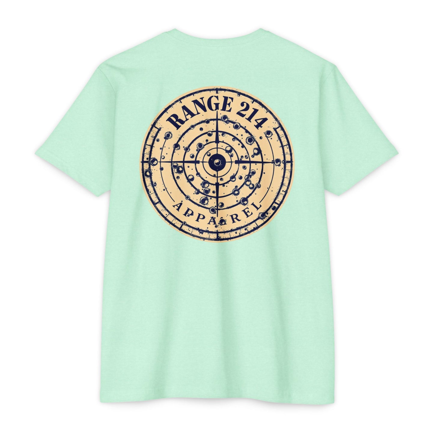 Range 214 Unisex CVC Jersey T-Shirt - Casual Style with Target Design