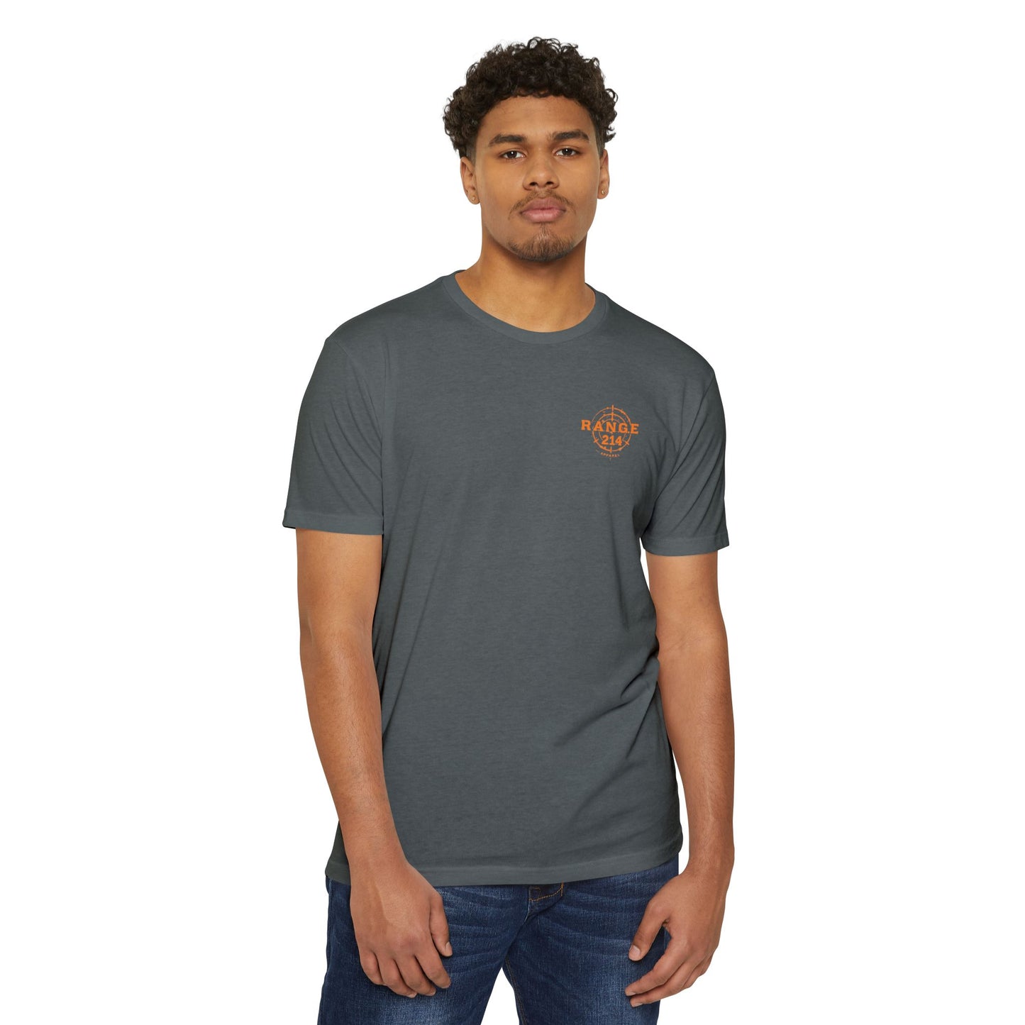 Unisex CVC Jersey T-Shirt - Range 214 Graphic Tee for Adventure Lovers