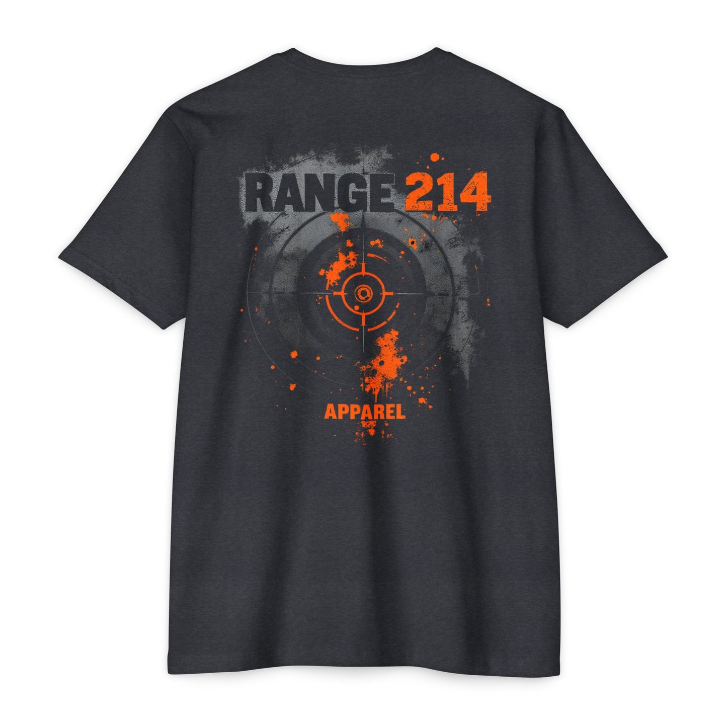 Range 214 Unisex CVC Jersey T-shirt - Range 214 Apparel with Target Design