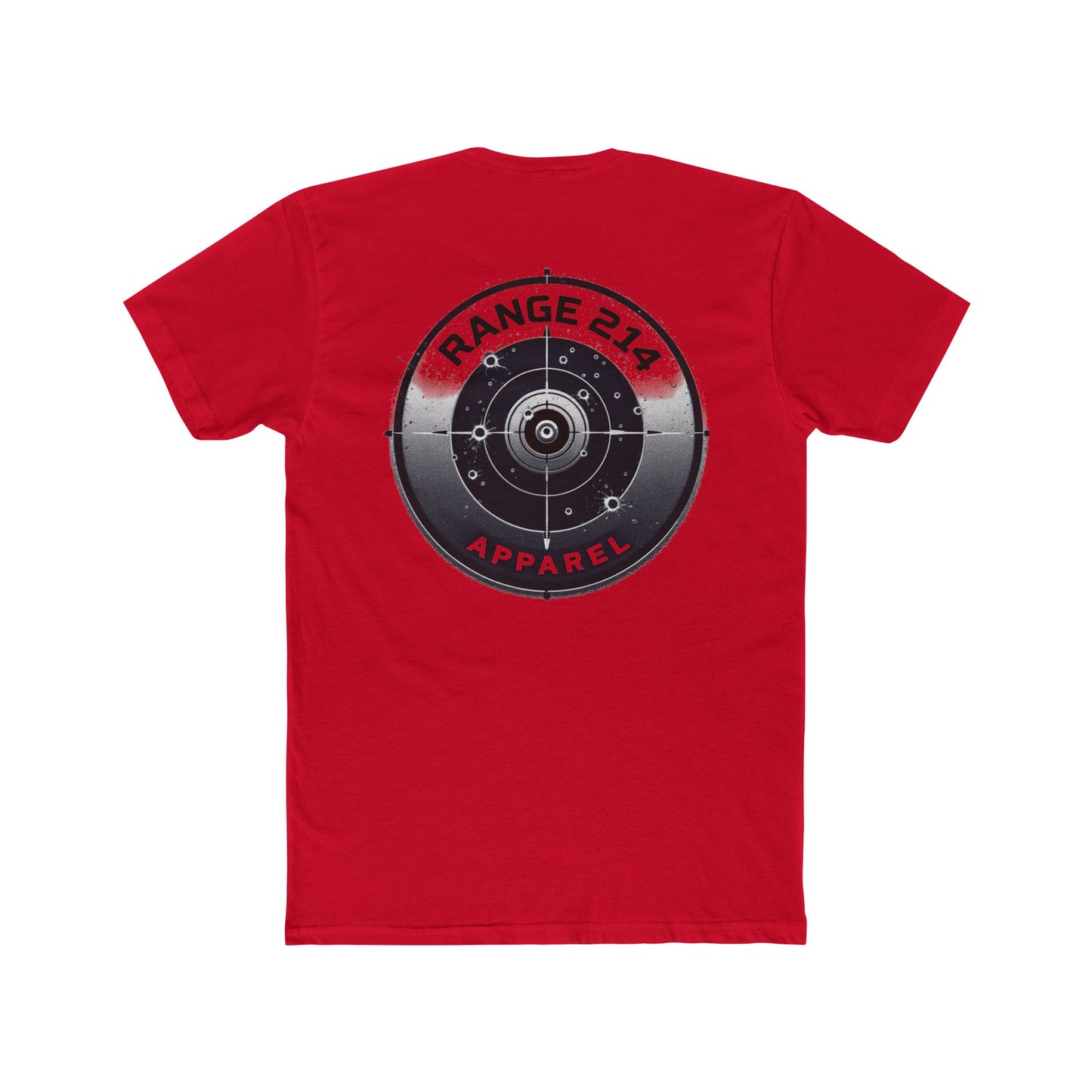 Range 214 Unisex Cotton Crew Tee - Comfortable Target Design T-Shirt