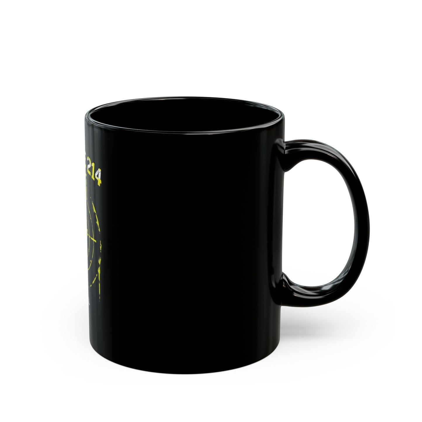 Range 214 Target Shooting Black Mug | 11oz & 15oz | Perfect Gift for Shooting Enthusiasts