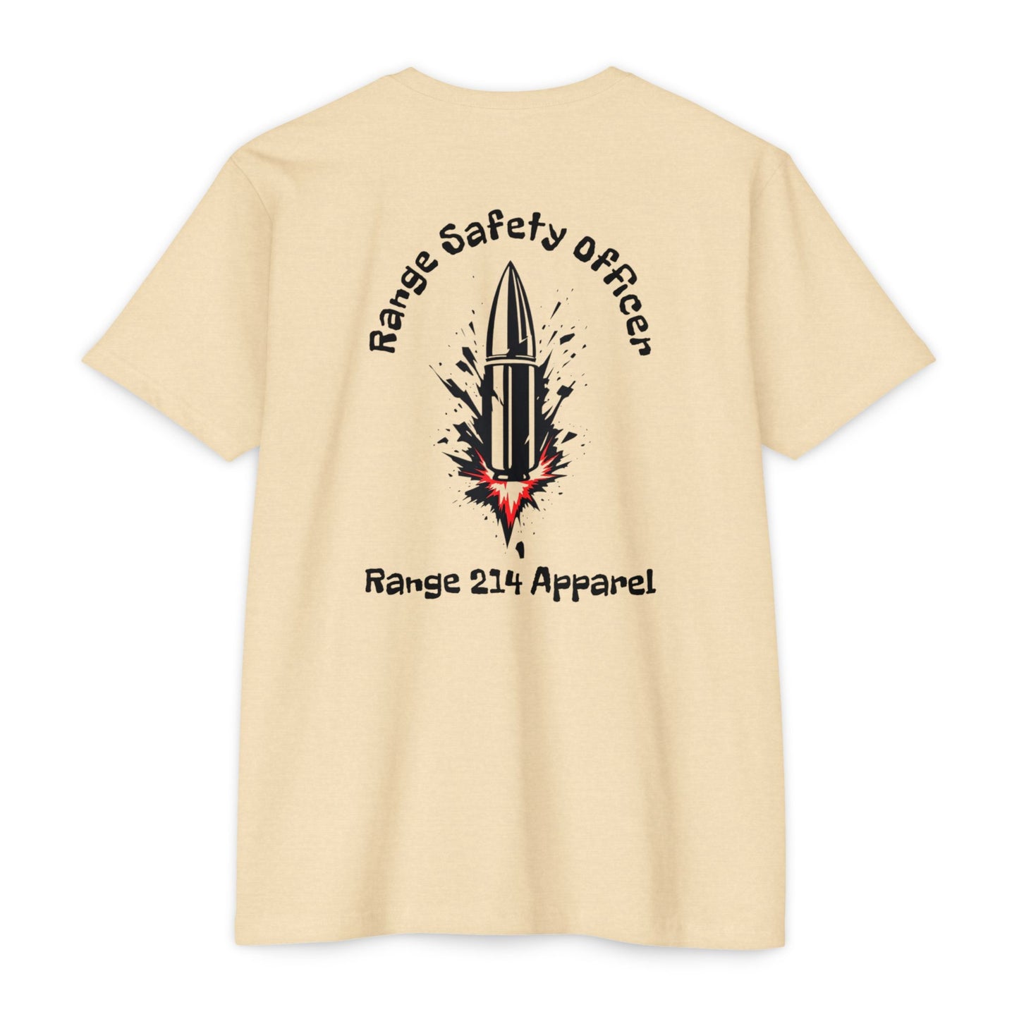 Range 214 Safety Officer T-Shirt - Unisex Shooting Range Apparel