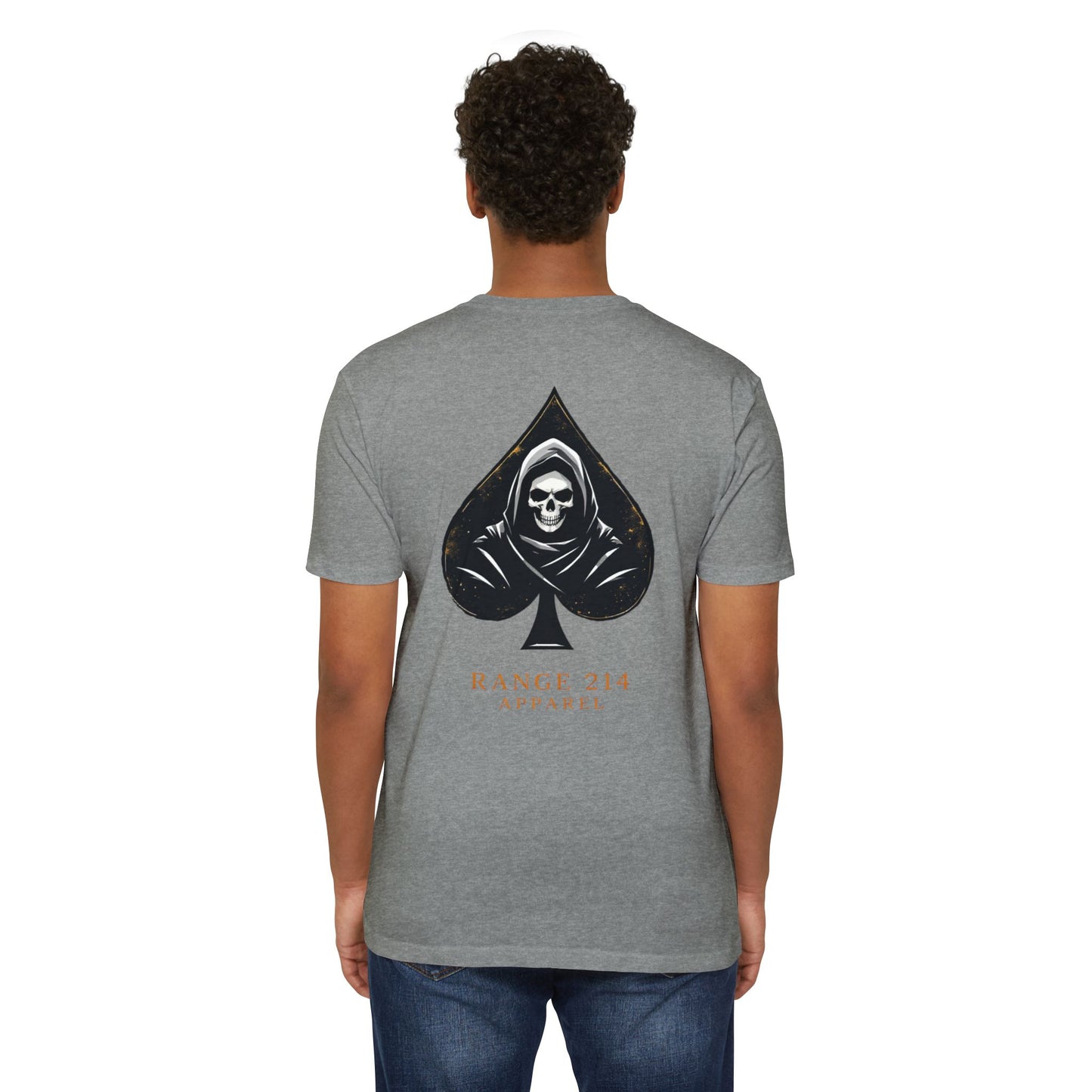 Unisex Skull & Spade Graphic T-Shirt - Range 214 Apparel