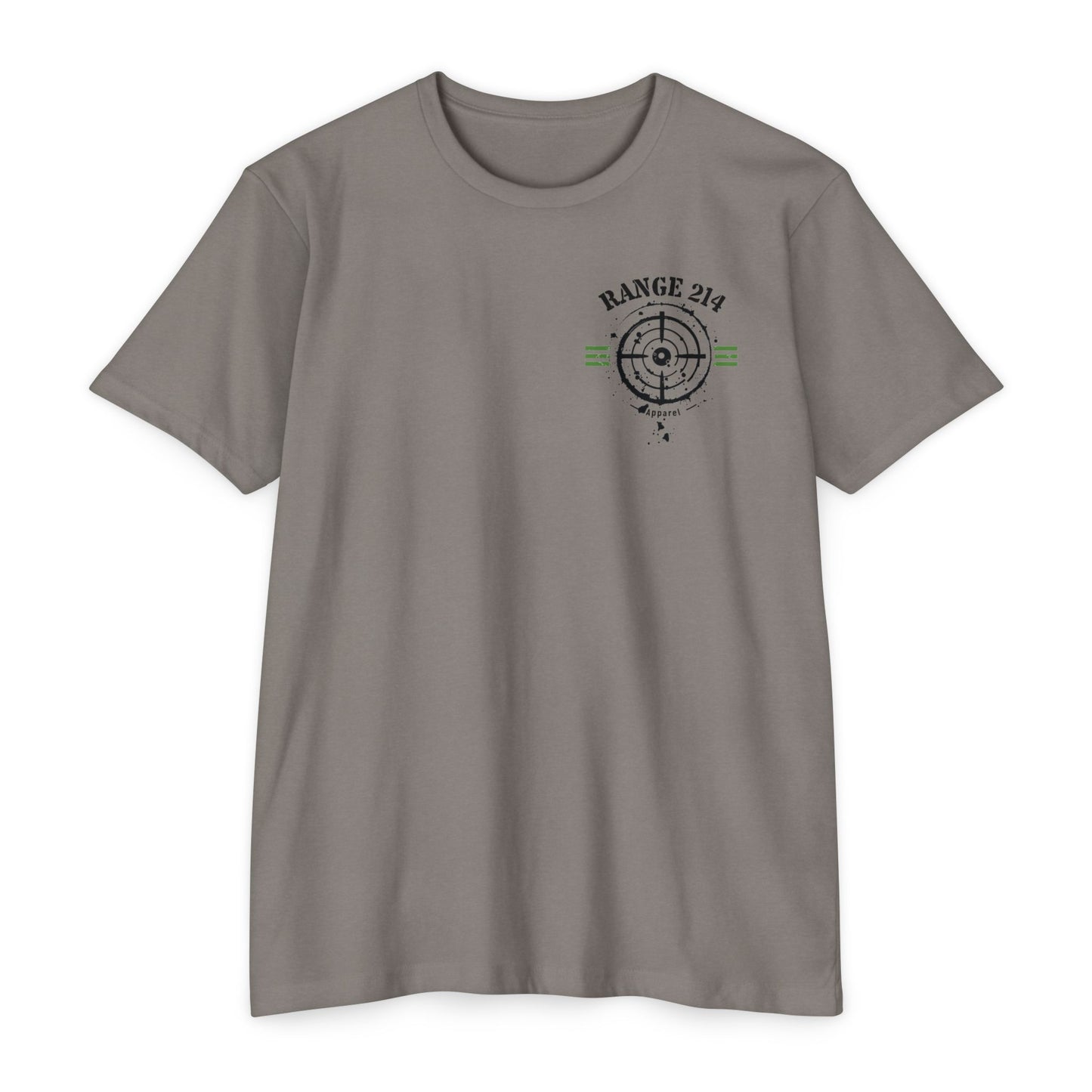 Unisex CVC Jersey T-Shirt - RANGE 214 & TOXIC Graphic Tee for Adventure Lovers