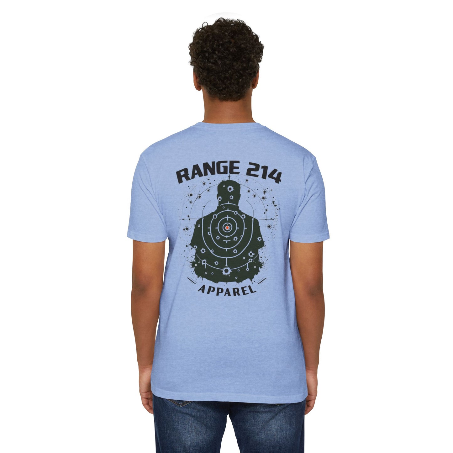 Range 214 Unisex CVC Jersey T-Shirt - Target Shooting 2 Apparel