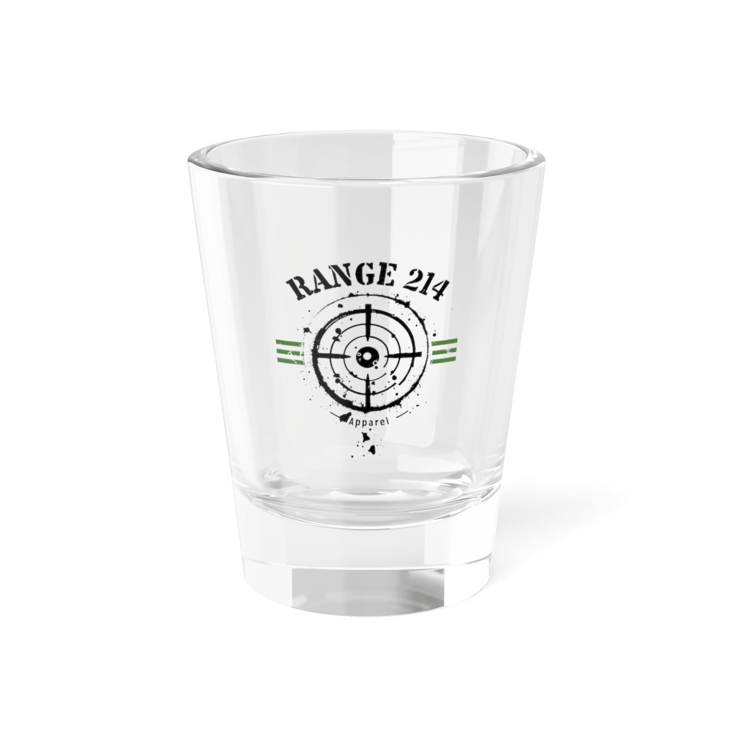 Range 214 Shot Glass – Perfect for Gun Enthusiasts, Sports Celebrations, and Man Caves