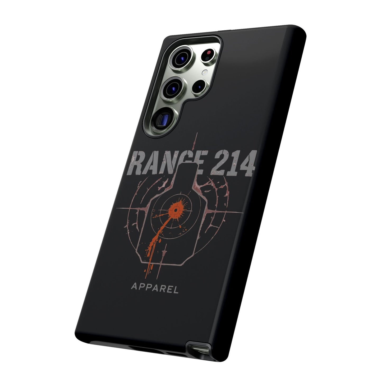 Range 214 Design Phone Case for Gun Enthusiasts