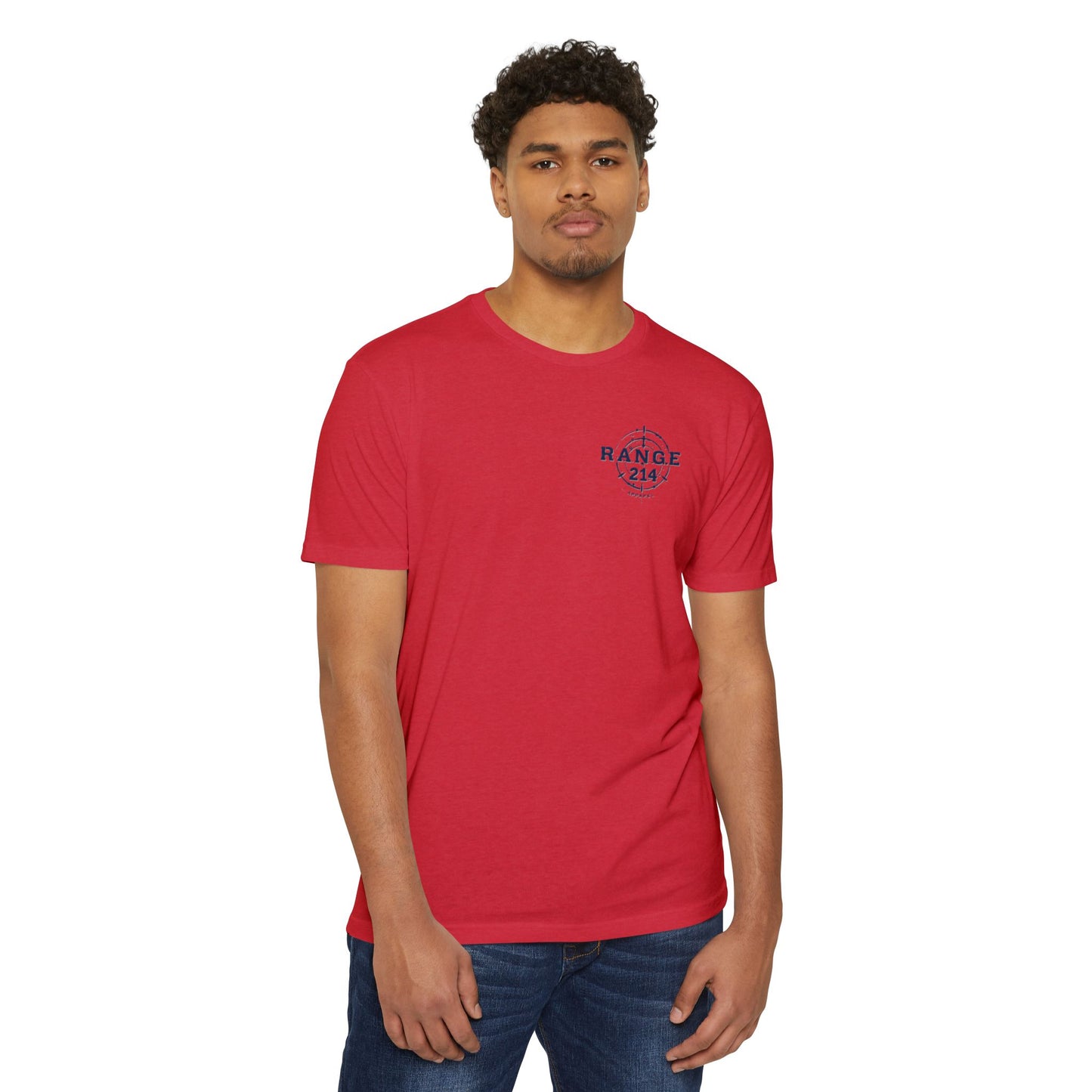 Range 214 Unisex CVC Jersey T-Shirt - Casual Style with Target Design