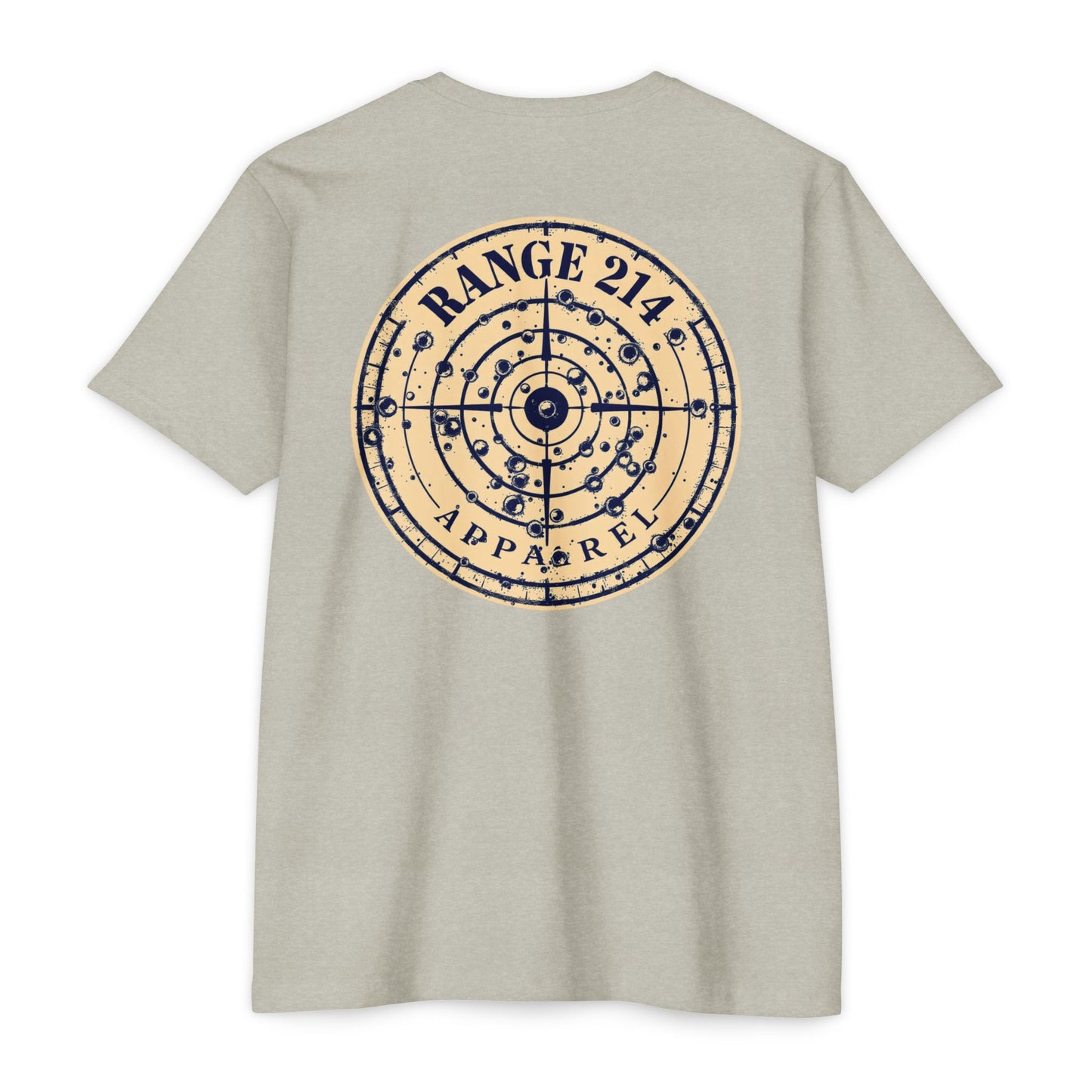 Range 214 Unisex CVC Jersey T-Shirt - Casual Style with Target Design