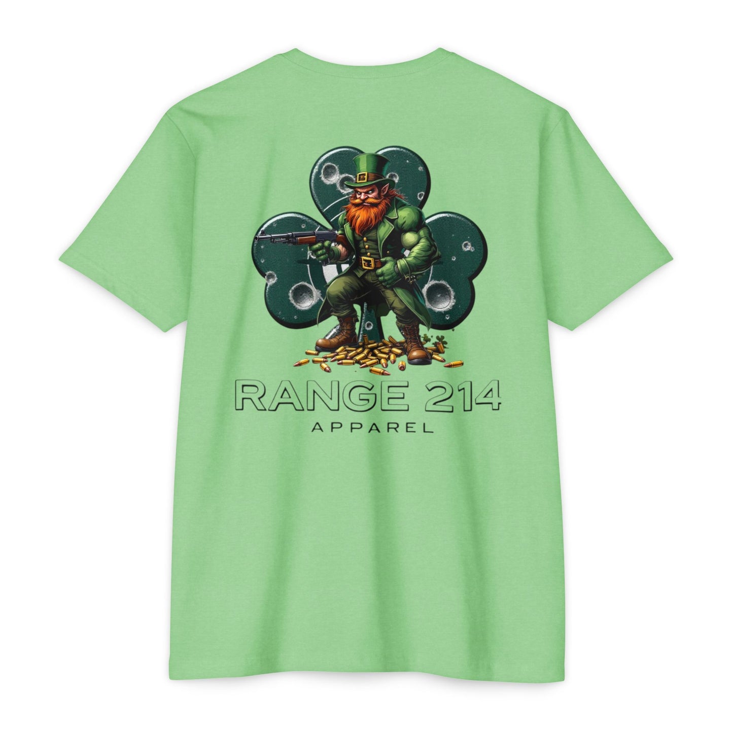 St. Patrick's Day Unisex T-Shirt - Range 214 Gunman Design