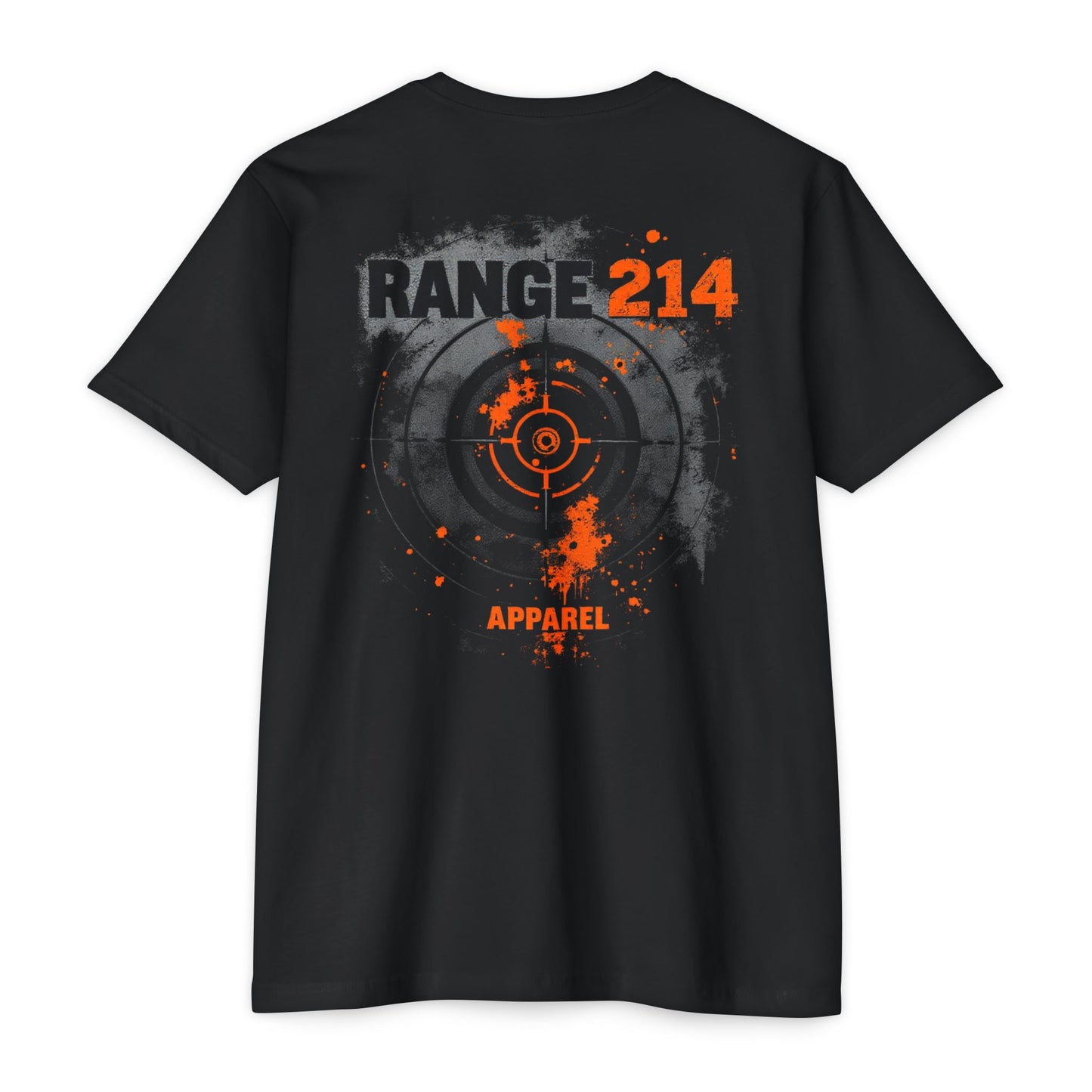 Range 214 Unisex CVC Jersey T-shirt - Range 214 Apparel with Target Design