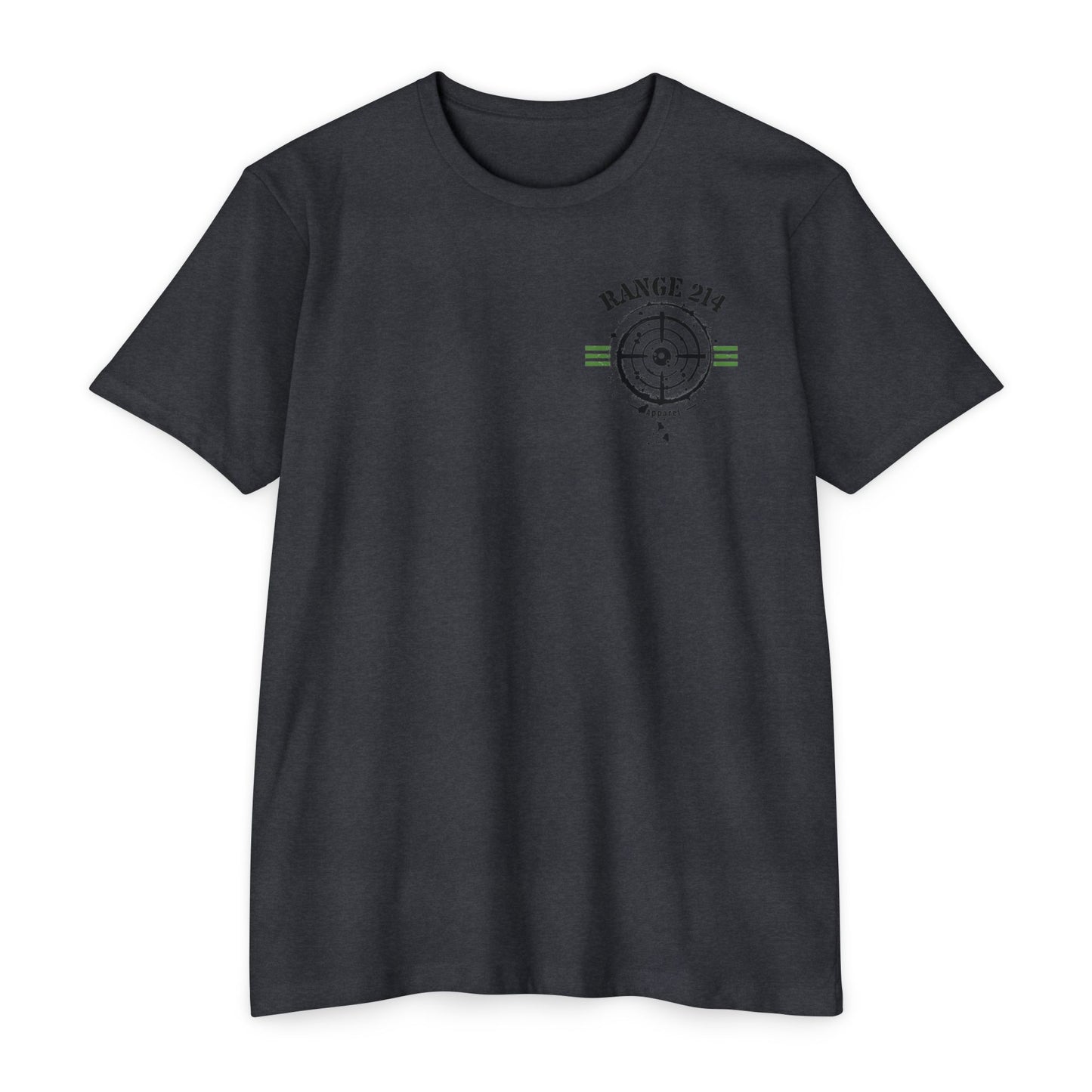 Unisex CVC Jersey T-Shirt - RANGE 214 & TOXIC Graphic Tee for Adventure Lovers