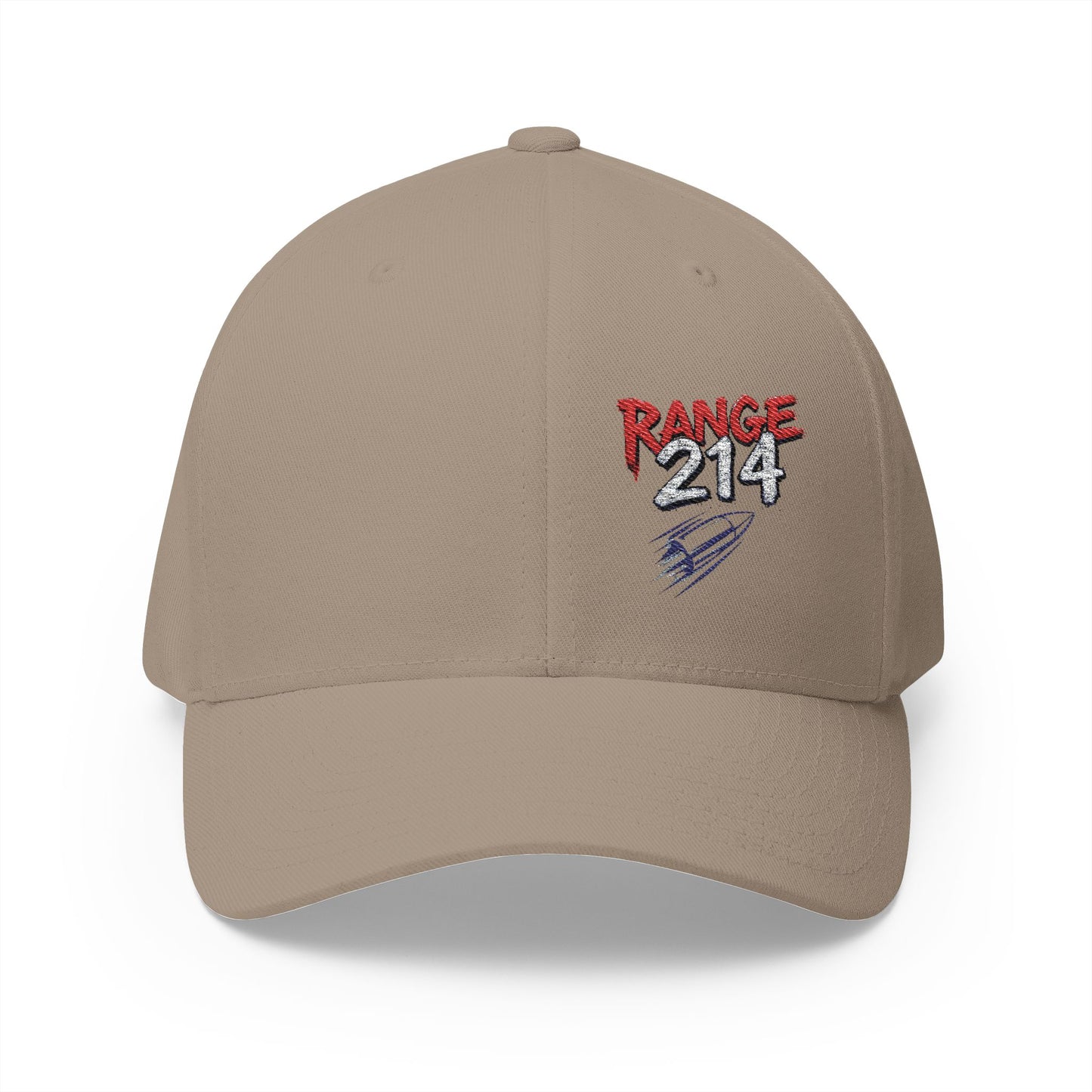 Range 214 Embroidered Flex Fit Cap - Stylish Structured Closure Hat