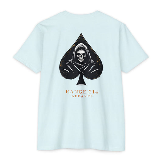Unisex Skull & Spade Graphic T-Shirt - Range 214 Apparel