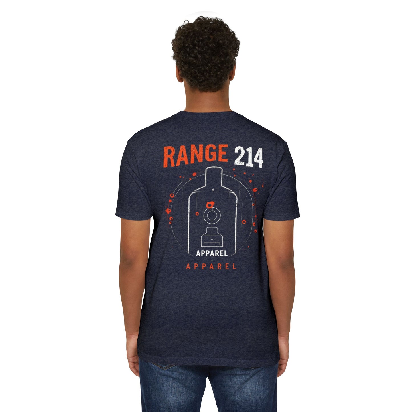 Unisex CVC Jersey T-Shirt - Range 214 Graphic Tee for Adventure Lovers