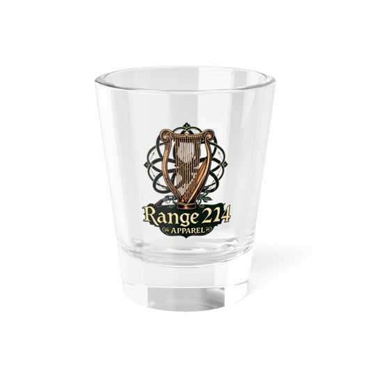 Unique Range 214 Harp Shot Glass - 1.5oz Cheers for Celebrations