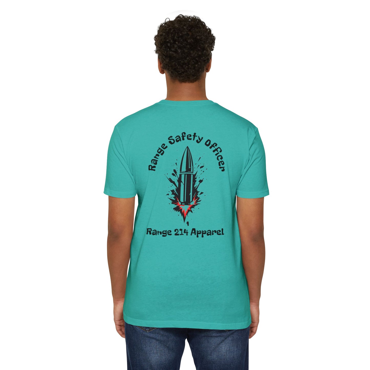 Range 214 Safety Officer T-Shirt - Unisex Shooting Range Apparel