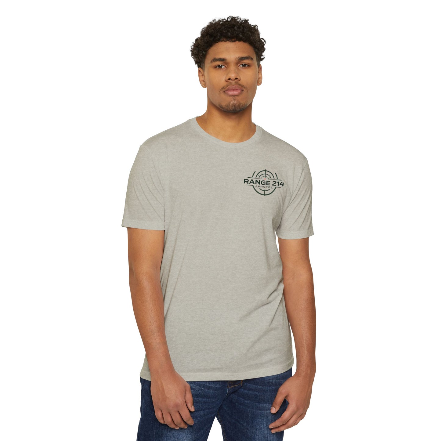 Unisex CVC Jersey T-Shirt - RANGE 214 Skull Graphic Tee