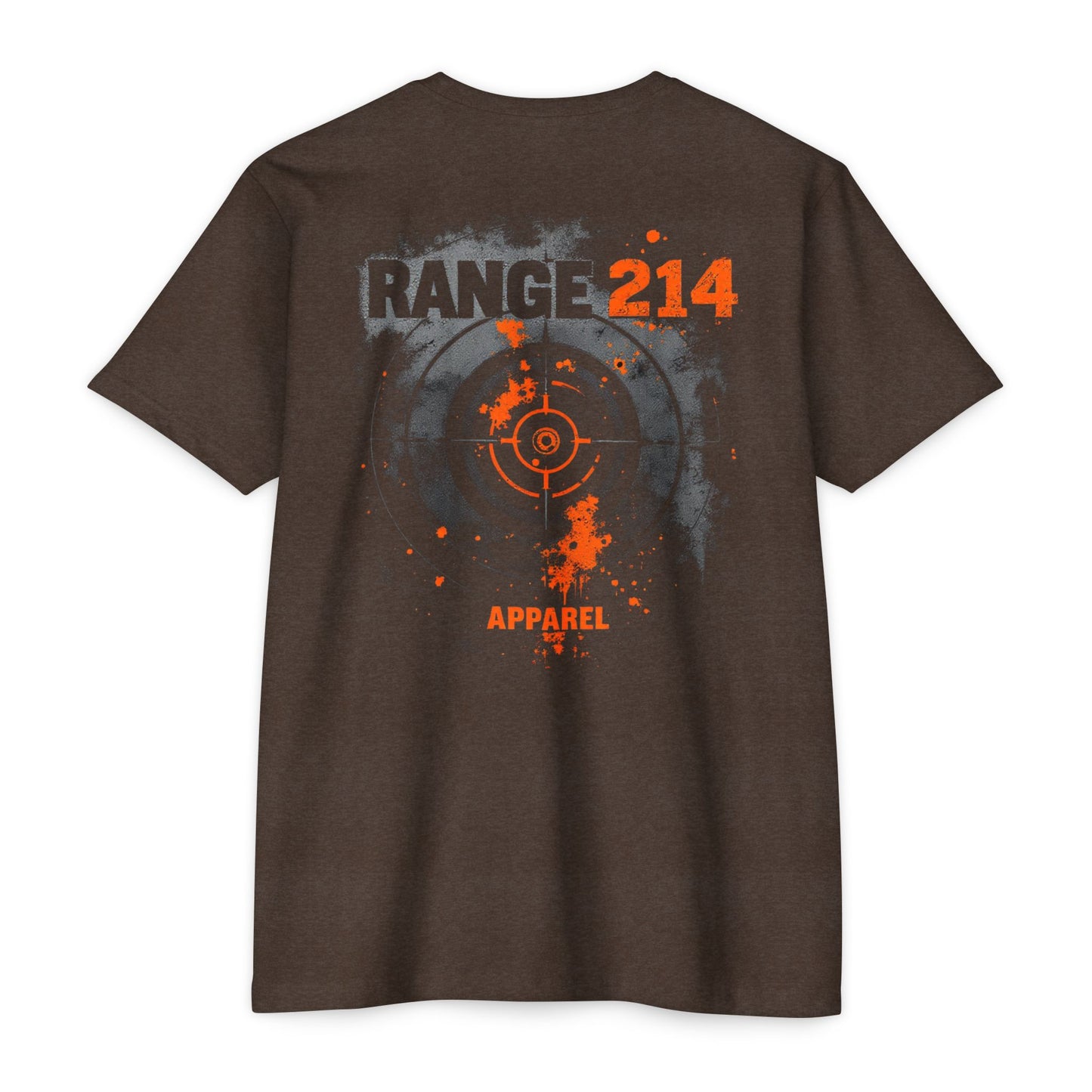 Range 214 Unisex CVC Jersey T-shirt - Range 214 Apparel with Target Design