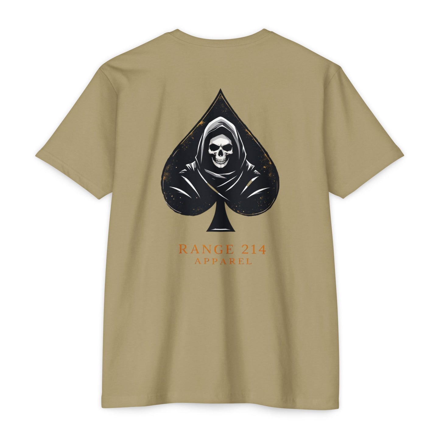 Unisex Skull & Spade Graphic T-Shirt - Range 214 Apparel