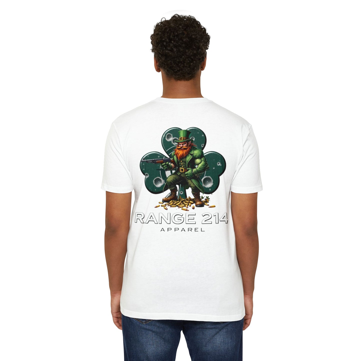 St. Patrick's Day Unisex T-Shirt - Range 214 Gunman Design