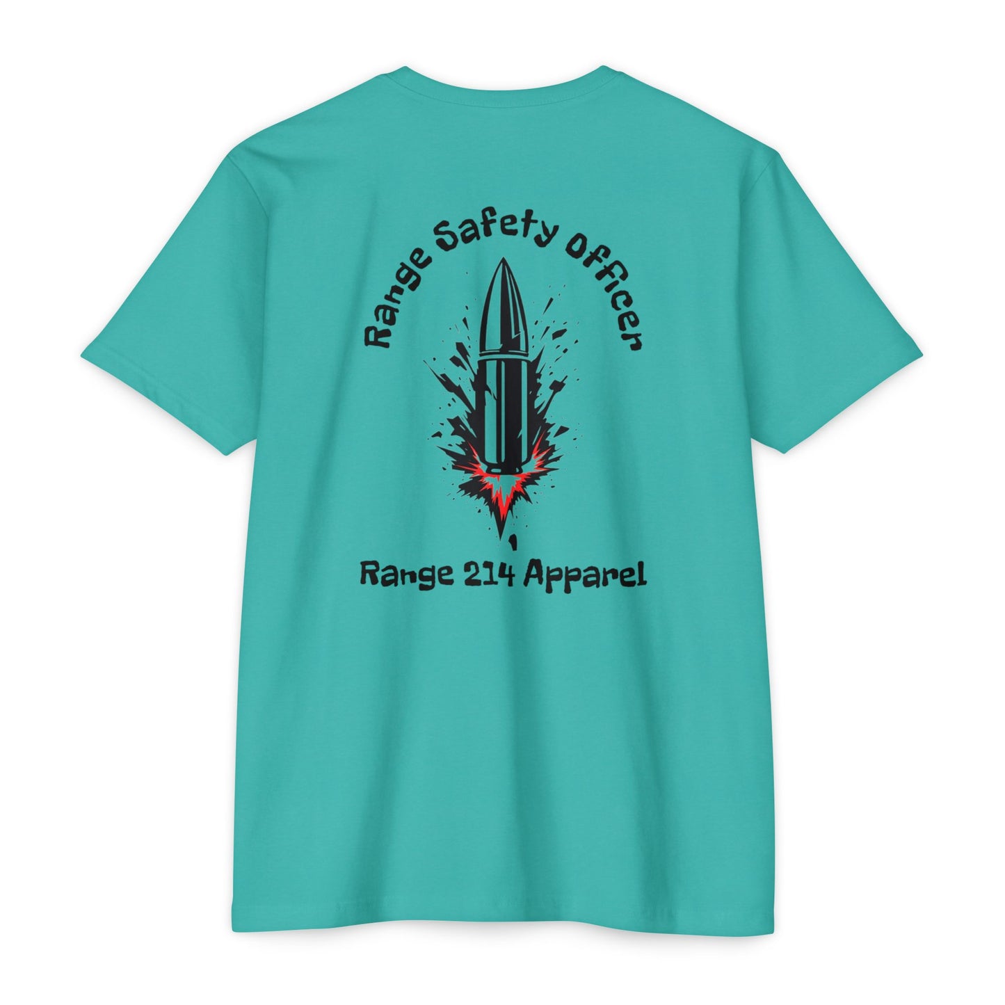Range 214 Safety Officer T-Shirt - Unisex Shooting Range Apparel