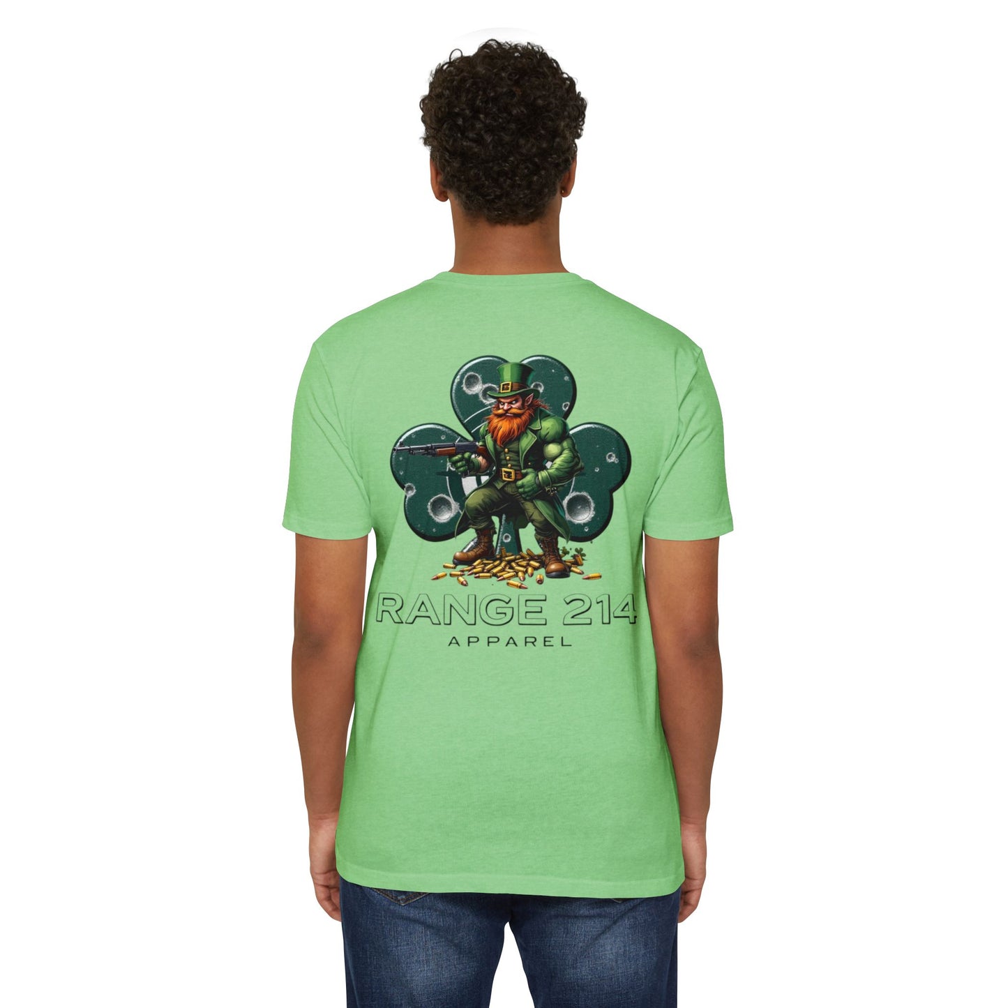 St. Patrick's Day Unisex T-Shirt - Range 214 Gunman Design