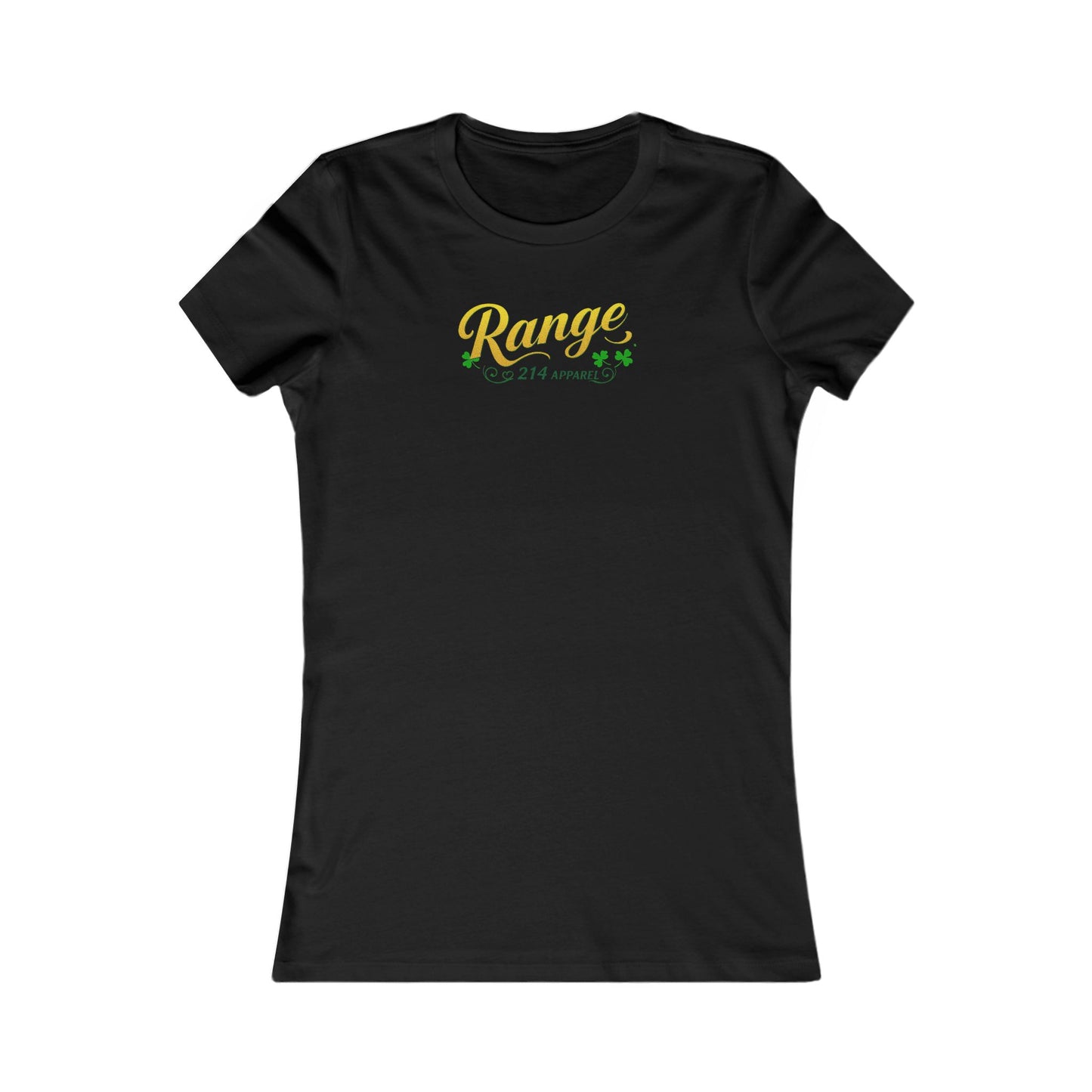 St. Patrick's Day Feelin Lucky -Women's Favorite Tee - 'Range' Design with Lucky