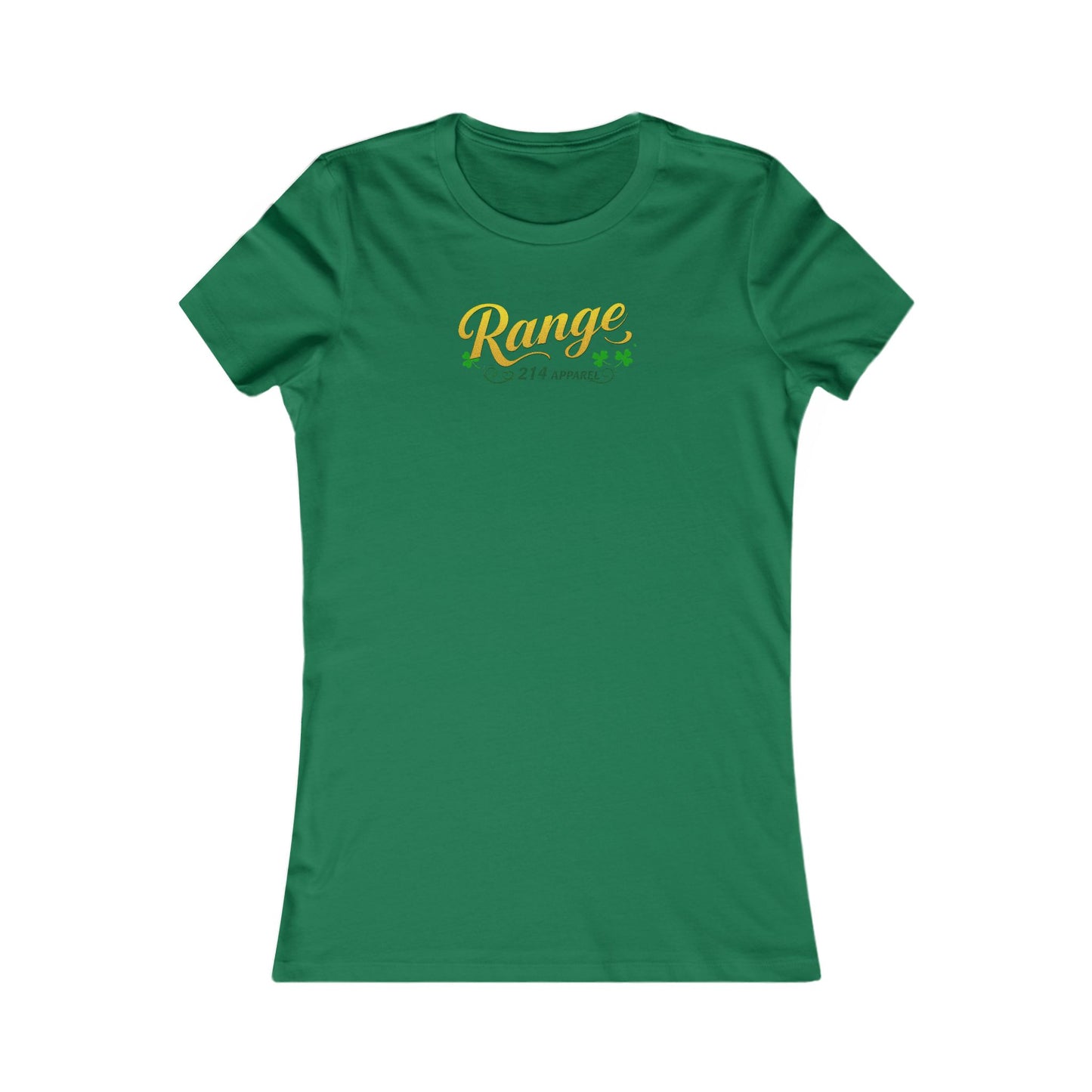 St. Patrick's Day Feelin Lucky -Women's Favorite Tee - 'Range' Design with Lucky