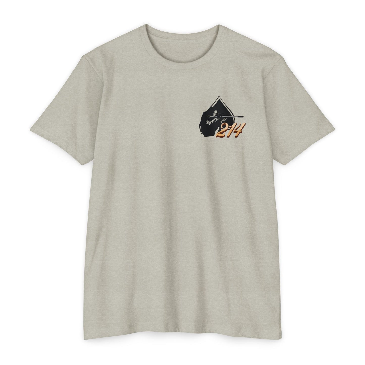 Unisex Skull & Spade Graphic T-Shirt - Range 214 Apparel