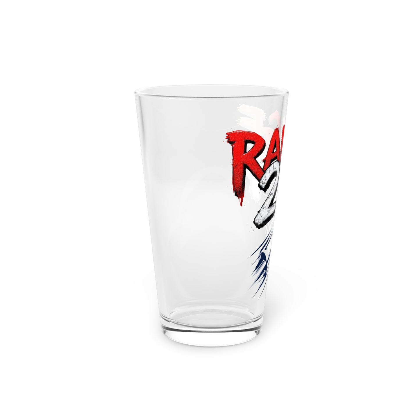 Custom Range 214 Pint Glass - 16oz Beer Glass for Space Enthusiasts and Home Bars