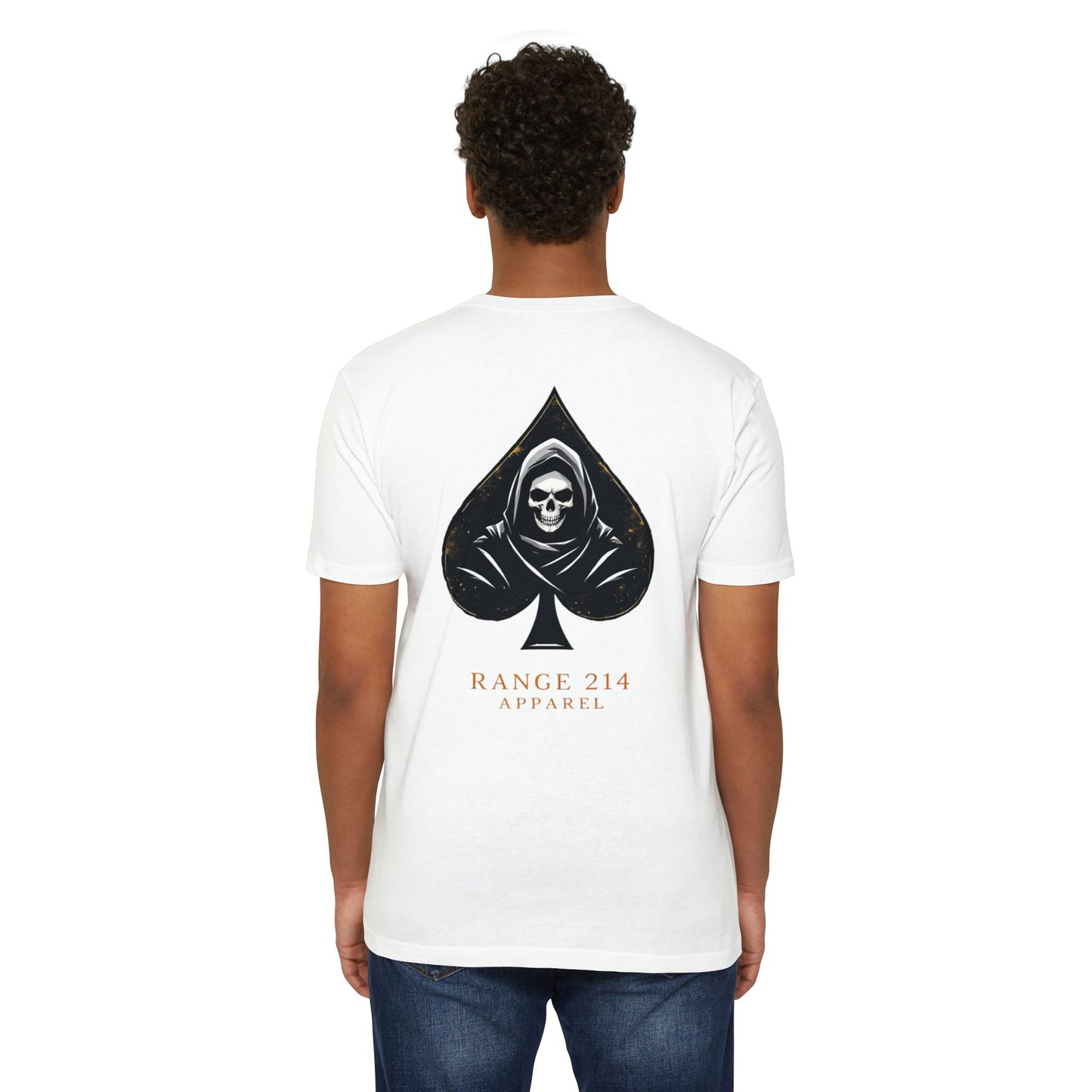 Unisex Skull & Spade Graphic T-Shirt - Range 214 Apparel