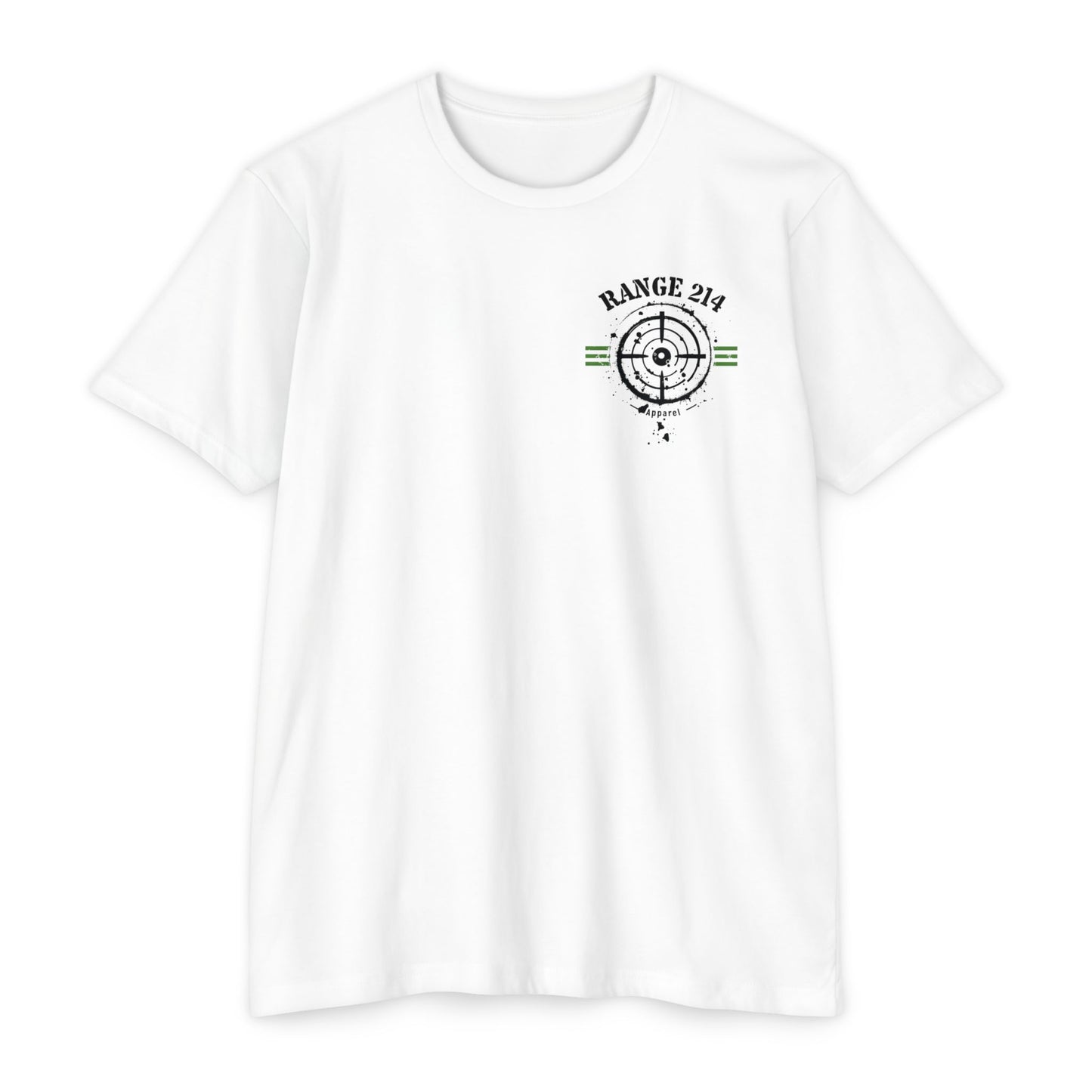 Unisex CVC Jersey T-Shirt - RANGE 214 & TOXIC Graphic Tee for Adventure Lovers