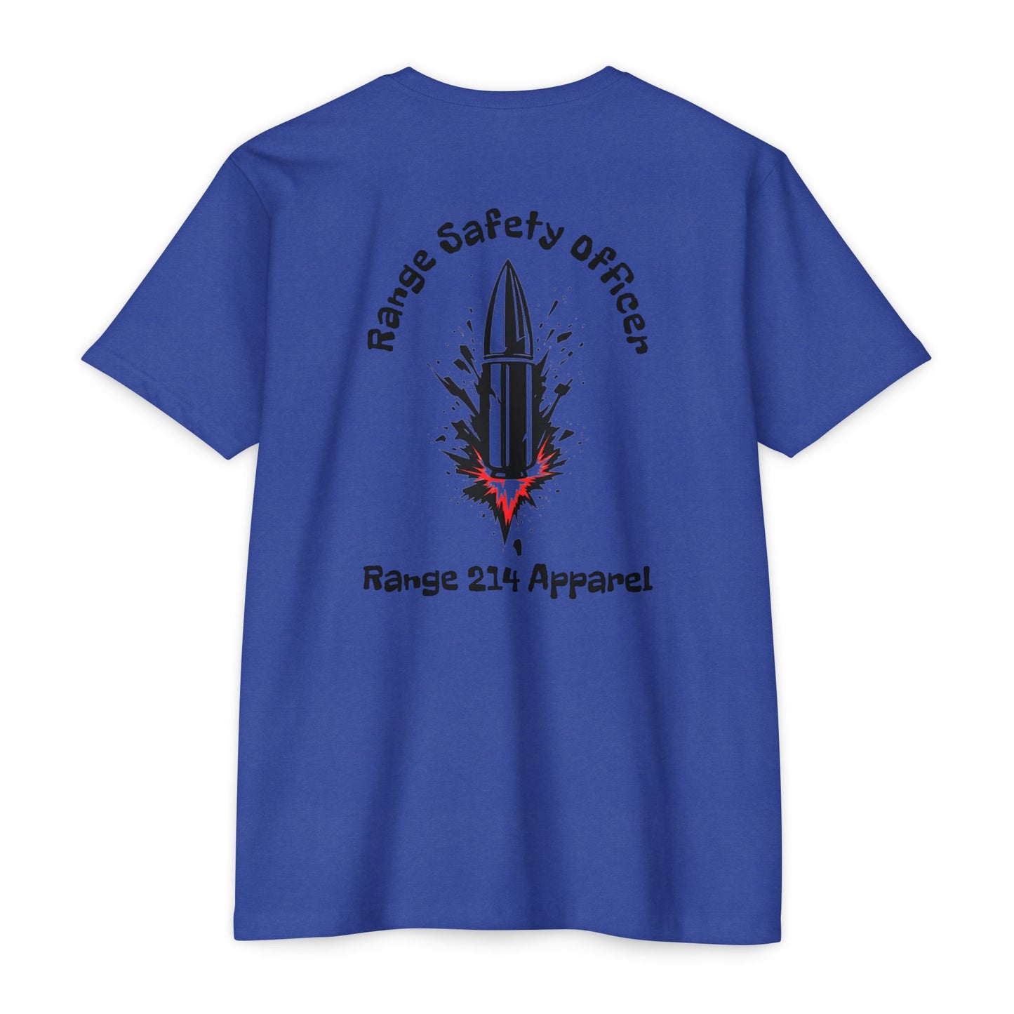 Range 214 Safety Officer T-Shirt - Unisex Shooting Range Apparel