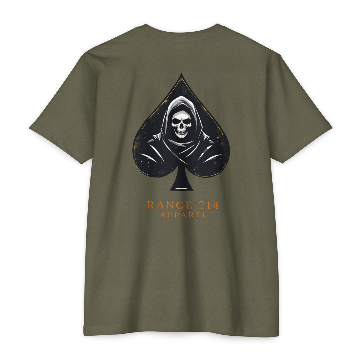 Unisex Skull & Spade Graphic T-Shirt - Range 214 Apparel