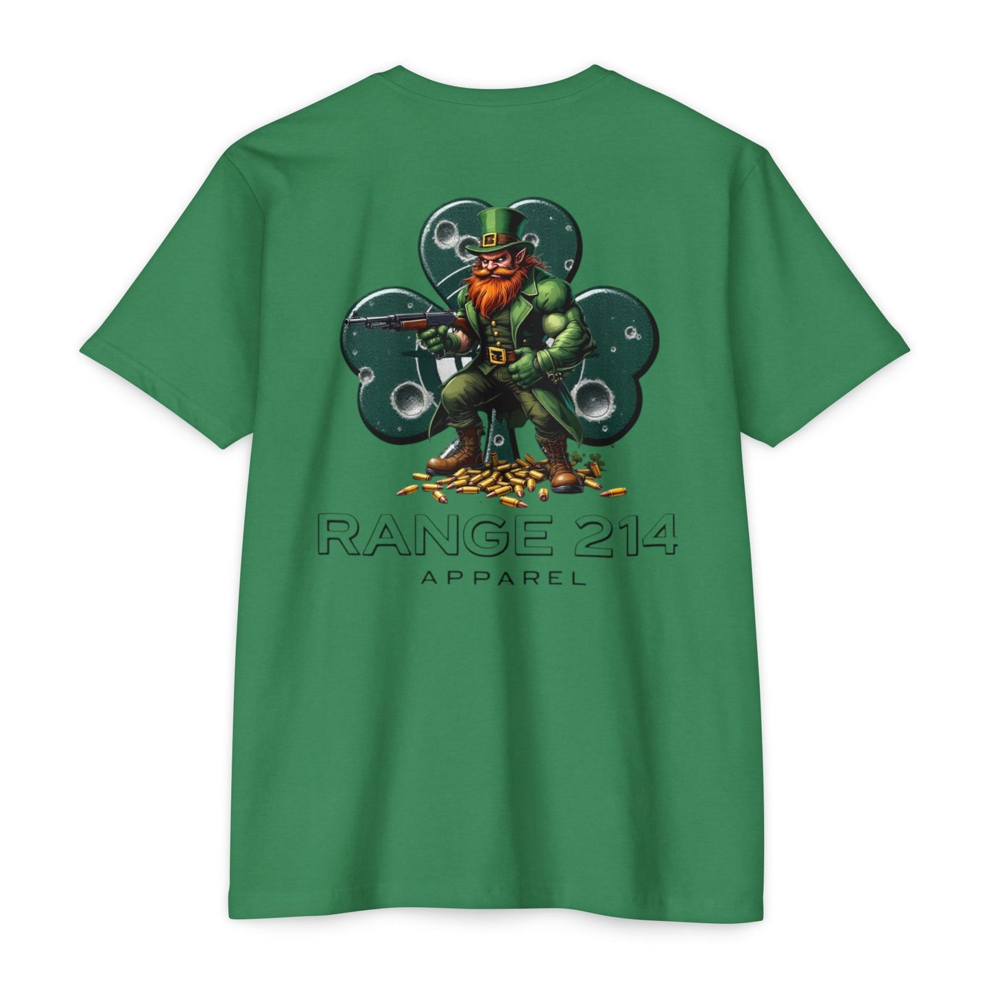 St. Patrick's Day Unisex T-Shirt - Range 214 Gunman Design