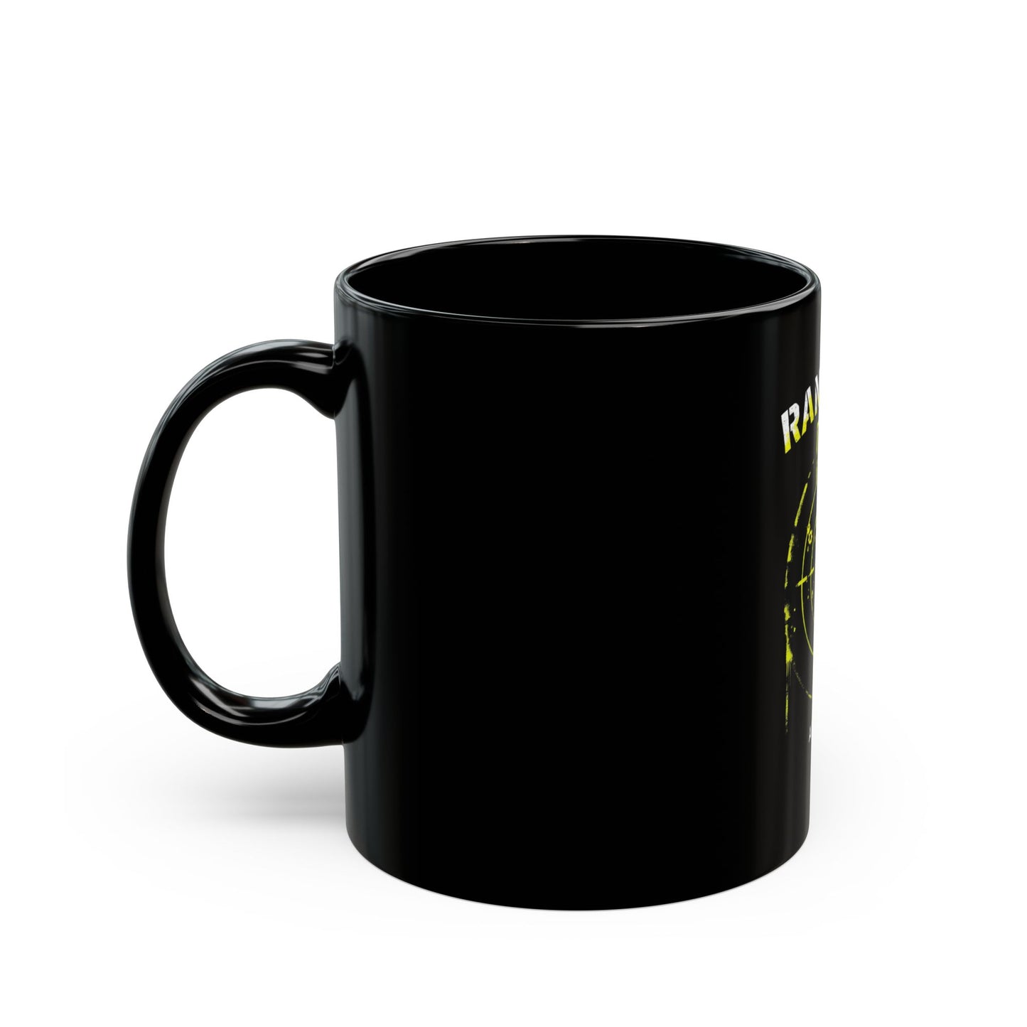 Range 214 Target Shooting Black Mug | 11oz & 15oz | Perfect Gift for Shooting Enthusiasts