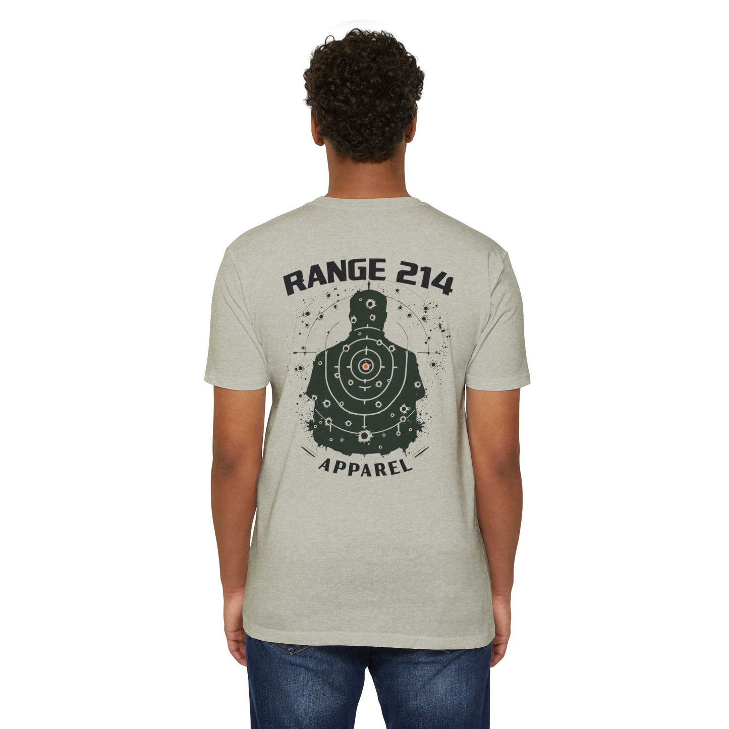 Range 214 Unisex CVC Jersey T-Shirt - Target Shooting 2 Apparel