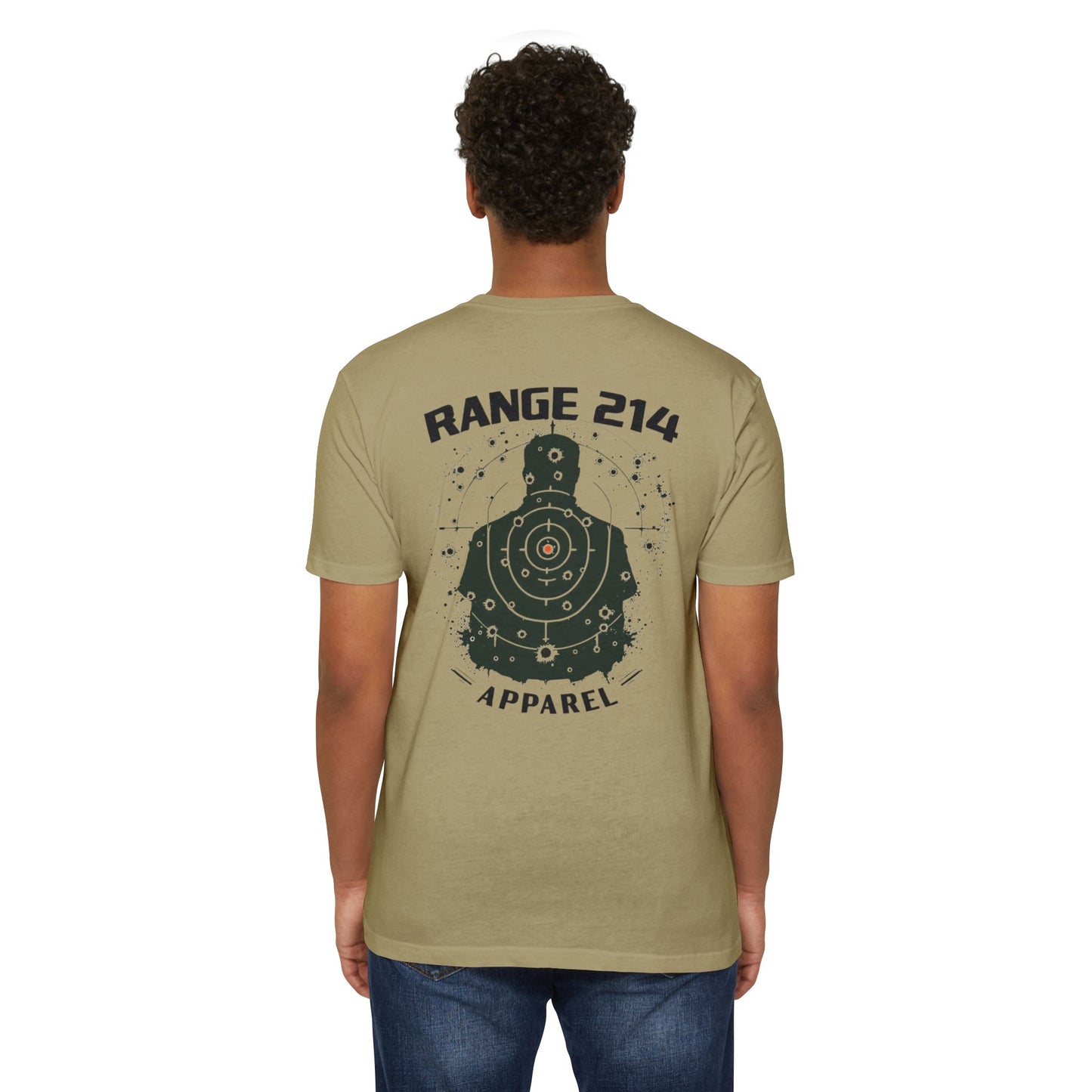 Range 214 Unisex CVC Jersey T-Shirt - Target Shooting 2 Apparel