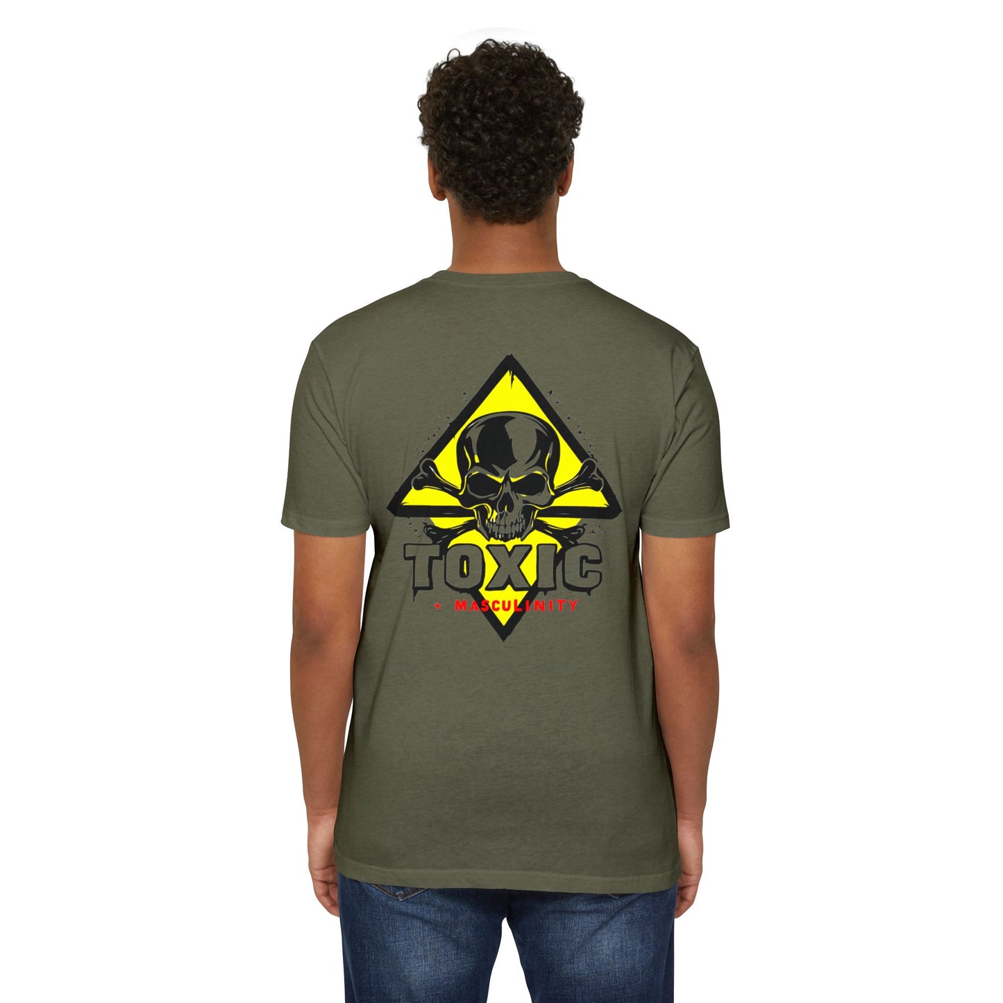 Unisex CVC Jersey T-Shirt - RANGE 214 & TOXIC Graphic Tee for Adventure Lovers