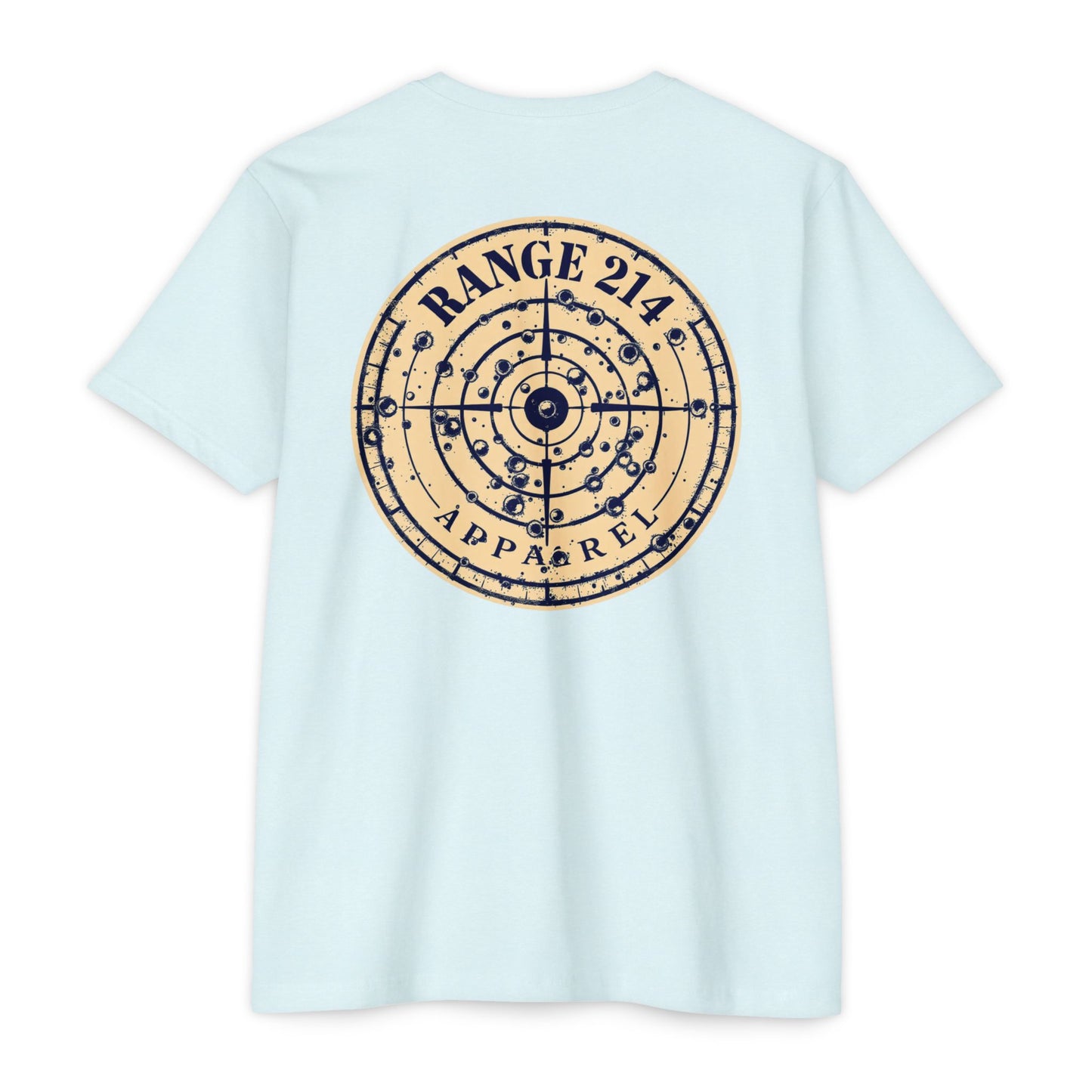 Range 214 Unisex CVC Jersey T-Shirt - Casual Style with Target Design