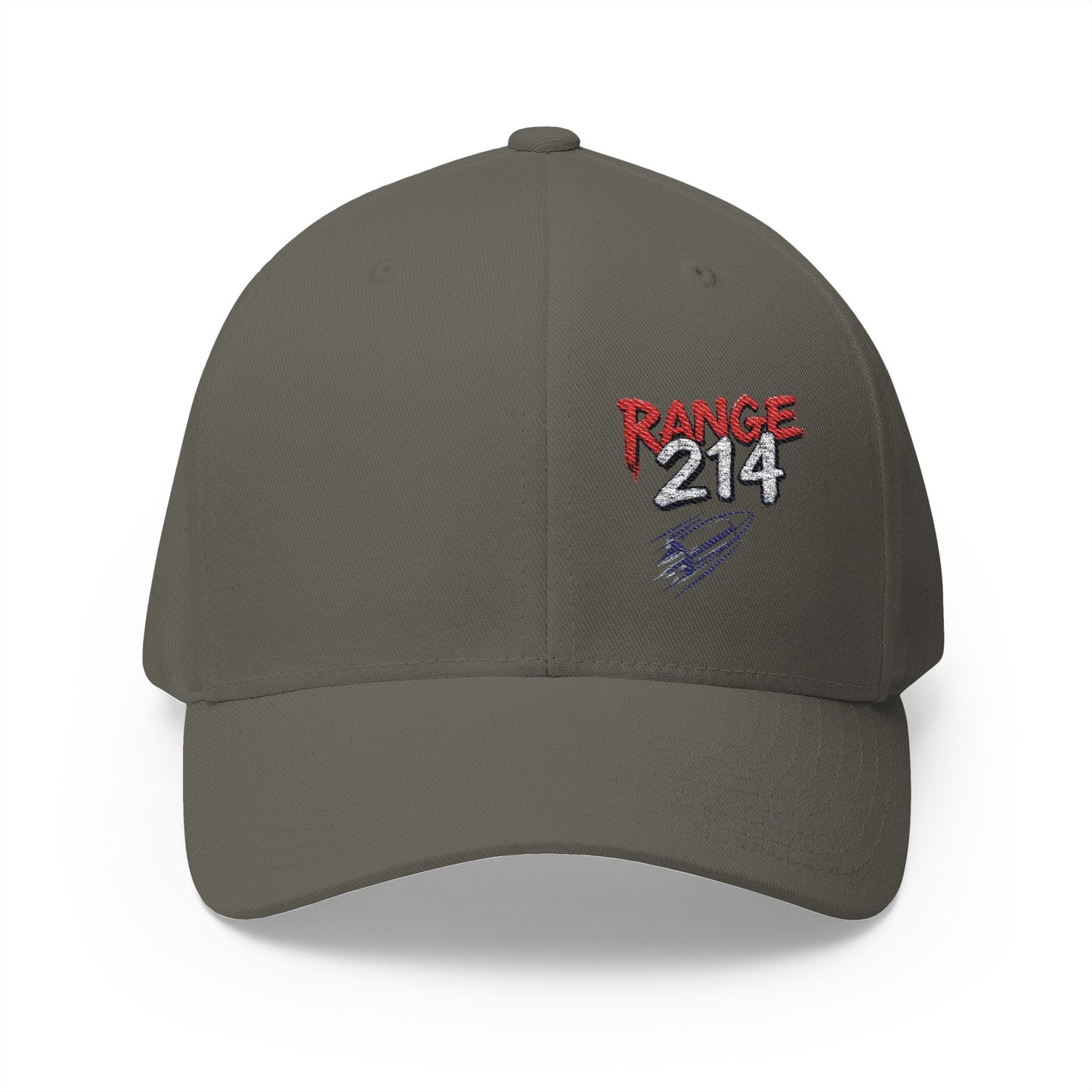 Range 214 Embroidered Flex Fit Cap - Stylish Structured Closure Hat