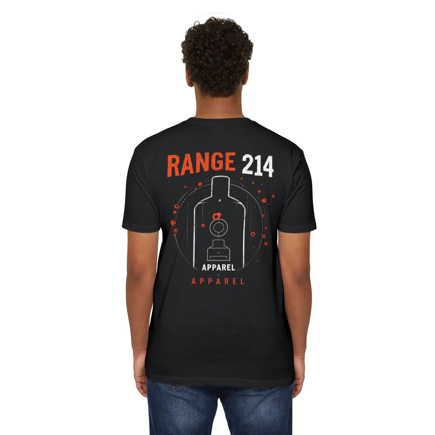 Unisex CVC Jersey T-Shirt - Range 214 Graphic Tee for Adventure Lovers