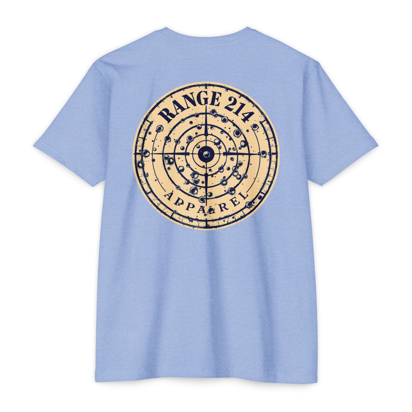 Range 214 Unisex CVC Jersey T-Shirt - Casual Style with Target Design