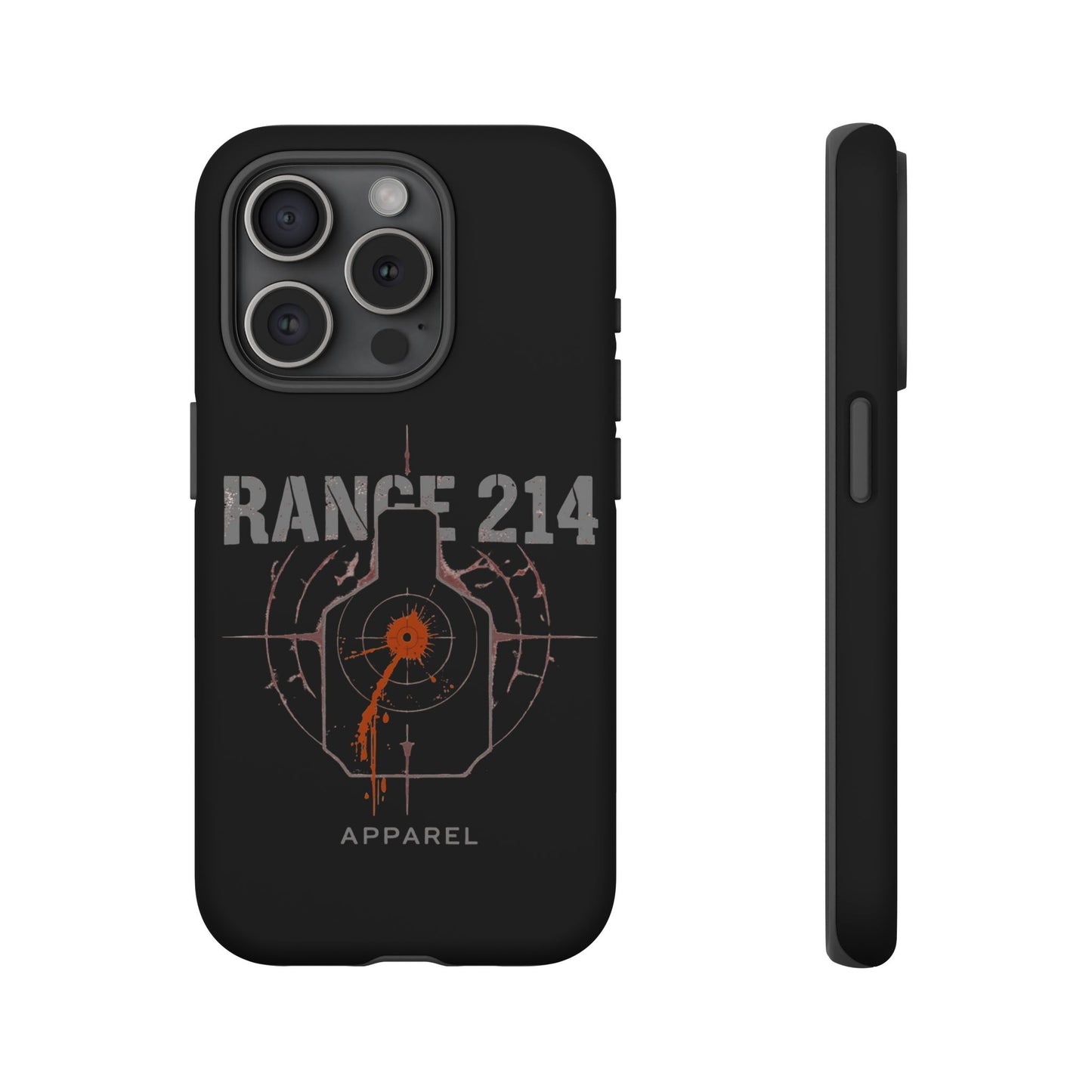 Range 214 Design Phone Case for Gun Enthusiasts